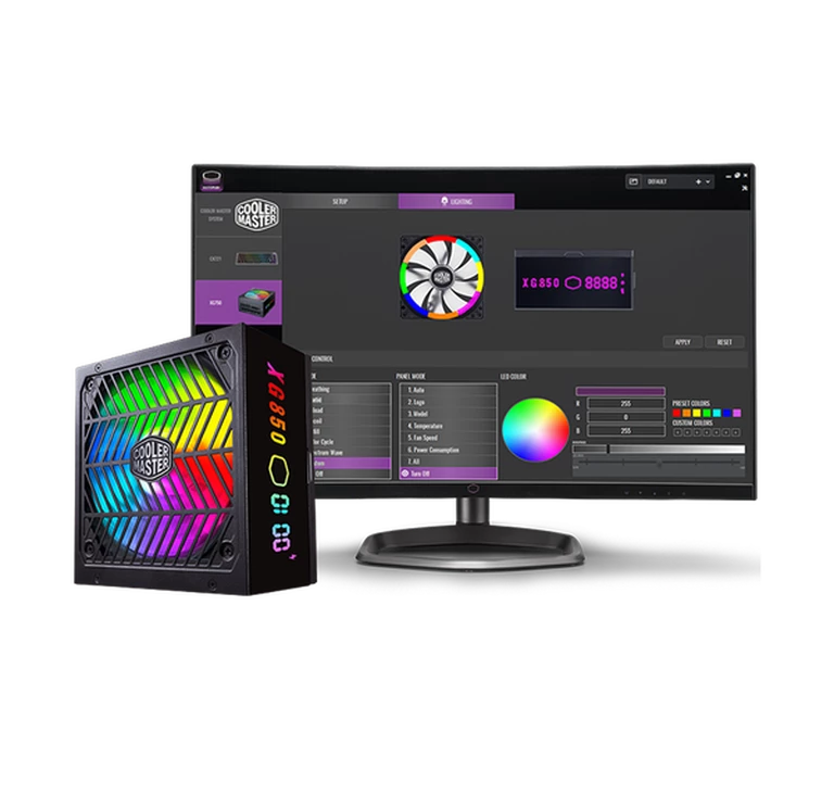 ARGB Fans with Digital Side Panel
