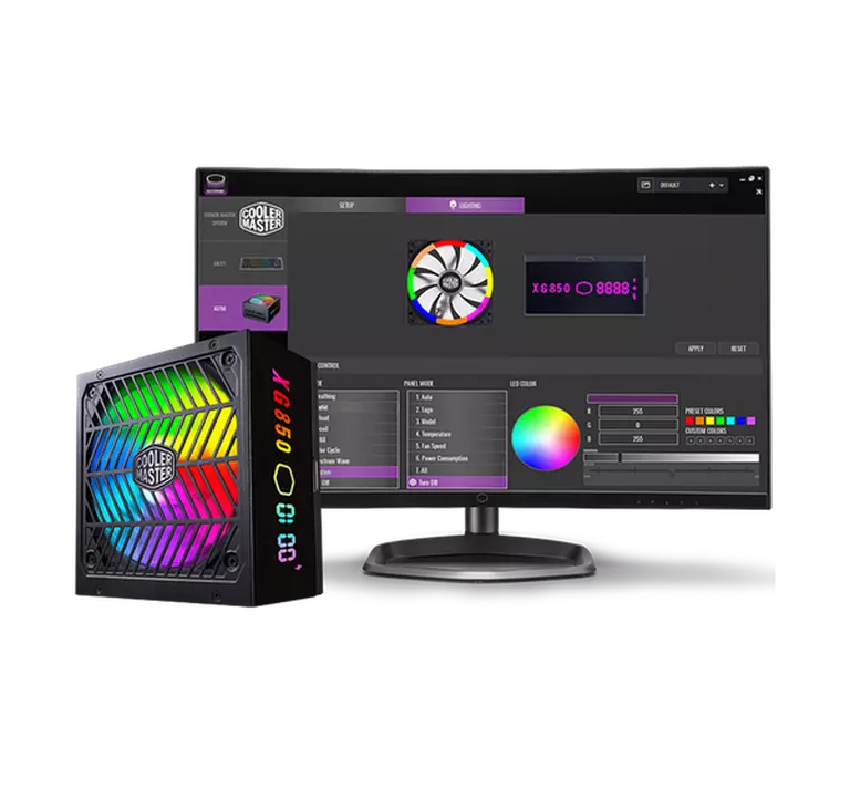 ARGB Fans with Digital Side Panel