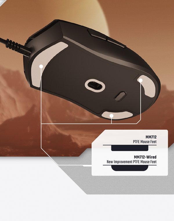 Zero Pull, Frictionless Glide from Superior PTFE Feet