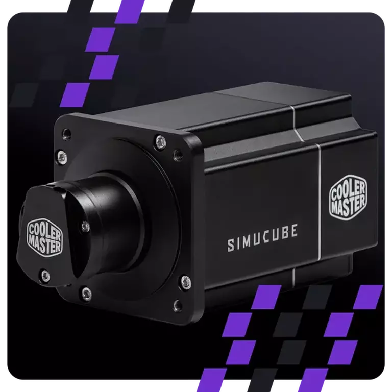 Cooler Master x Simucube 2 Pro co-branded direct drive wheelbase