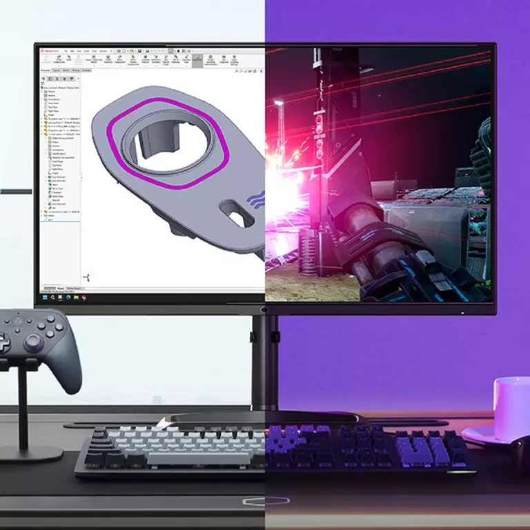 Een echte monitor voor werk en spel