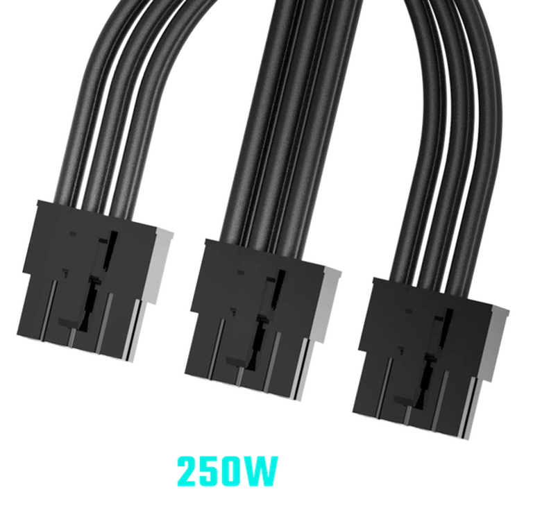  Three 8-pin connectors 