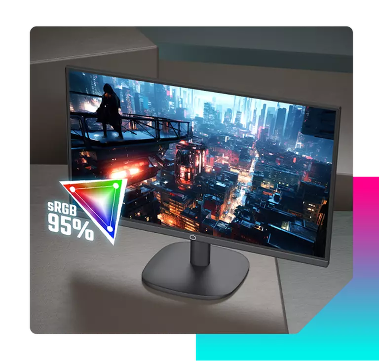 VIVID COLOR DISPLAY 95% SRGB