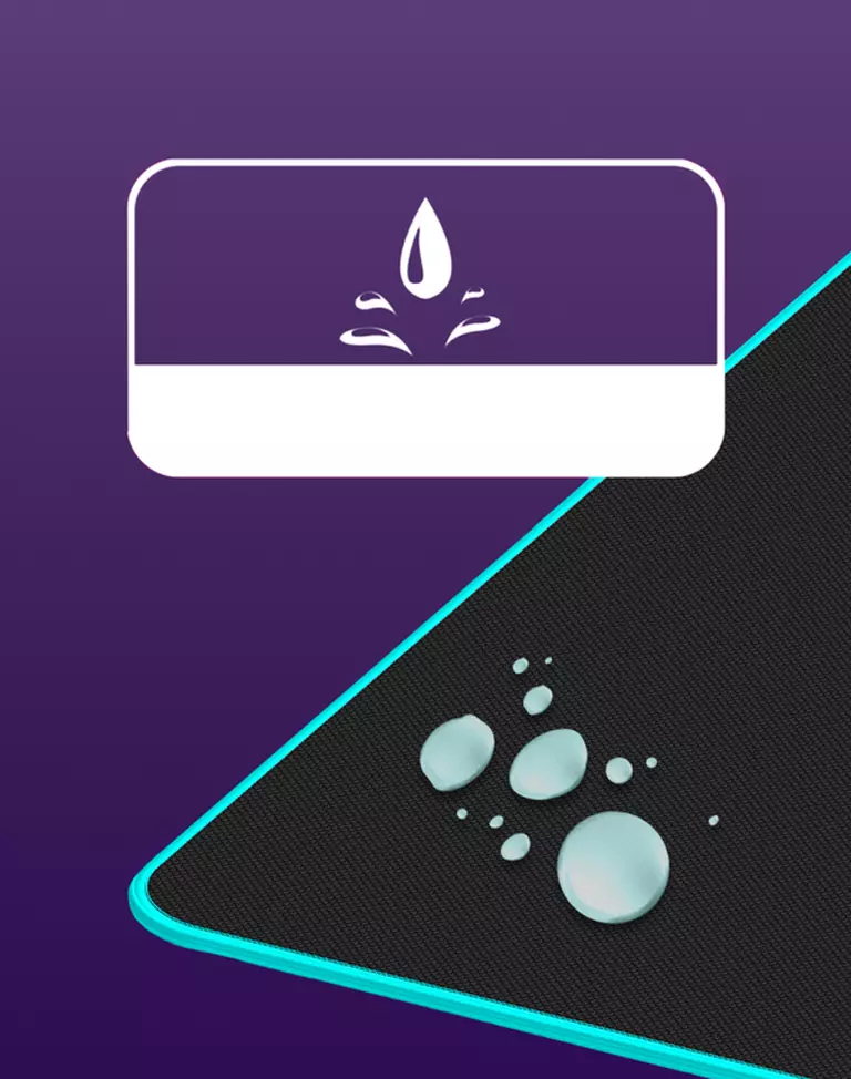 Splash-Resistant Surface