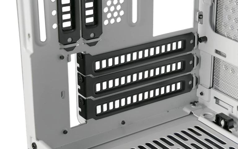 Triple-slot GPU support and included vertical riser cable