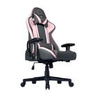 Caliber R1S Rose Gaming Chair - Rose White & Rose Gray