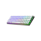 SK621 White Low Profile 60% Gaming Keyboard