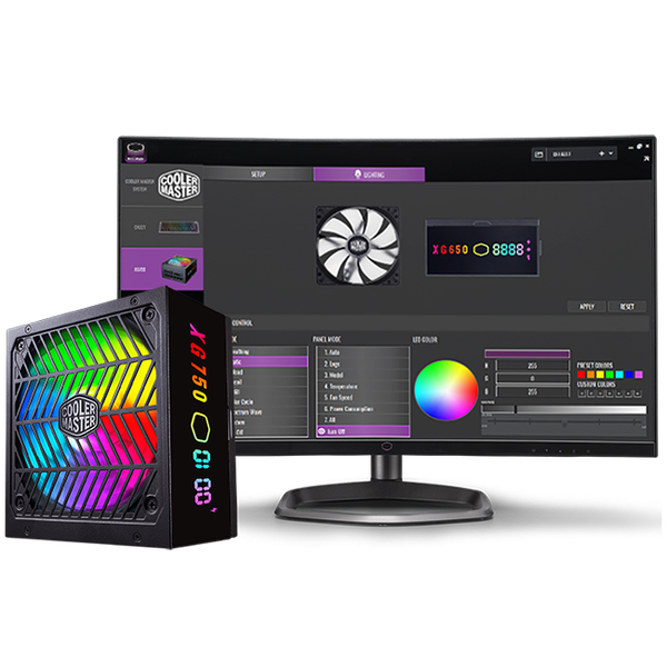 ARGB Fans with Digital Side Panel