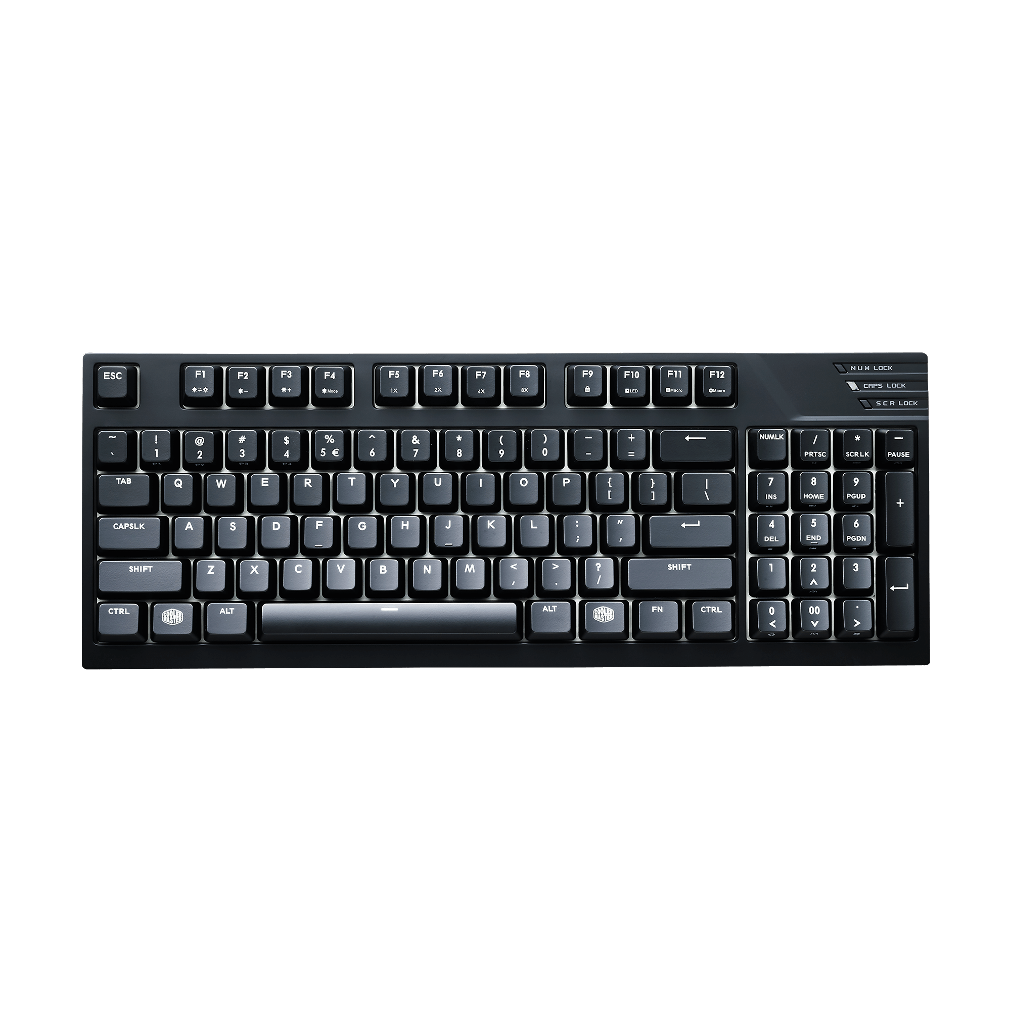 Masterkeys Pro M White LED Mechanical Gaming Keyboard image number 2