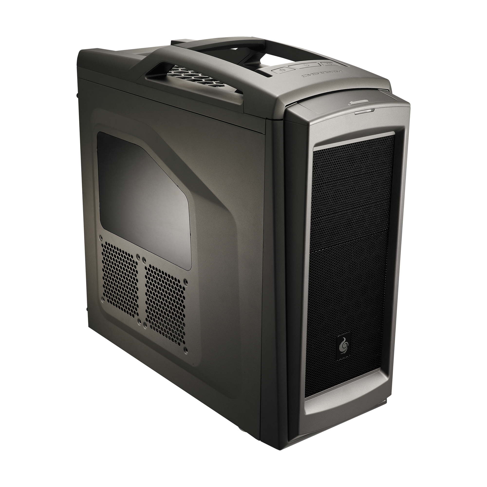 Scout 2 Gunmetal Grey Mid Tower Gaming PC Case image number 3