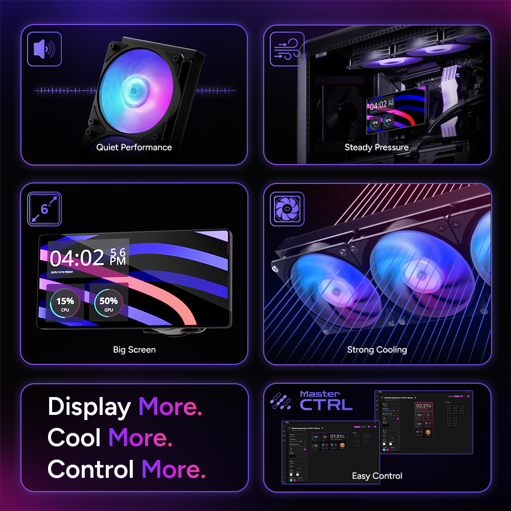 MasterLiquid Core LCD 6&rdquo; Series image number 4