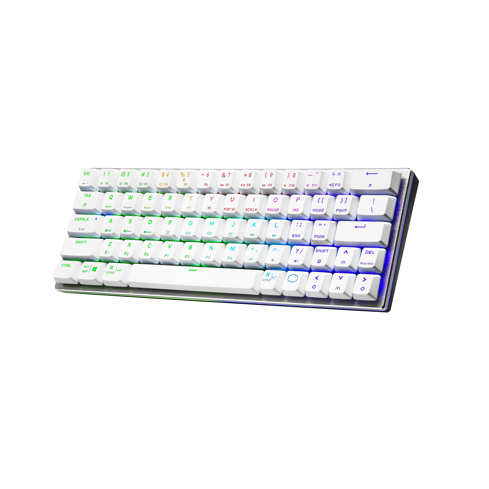 SK622 Silver White Hybrid Wireless Mechanical Gaming Keyboard image number 2