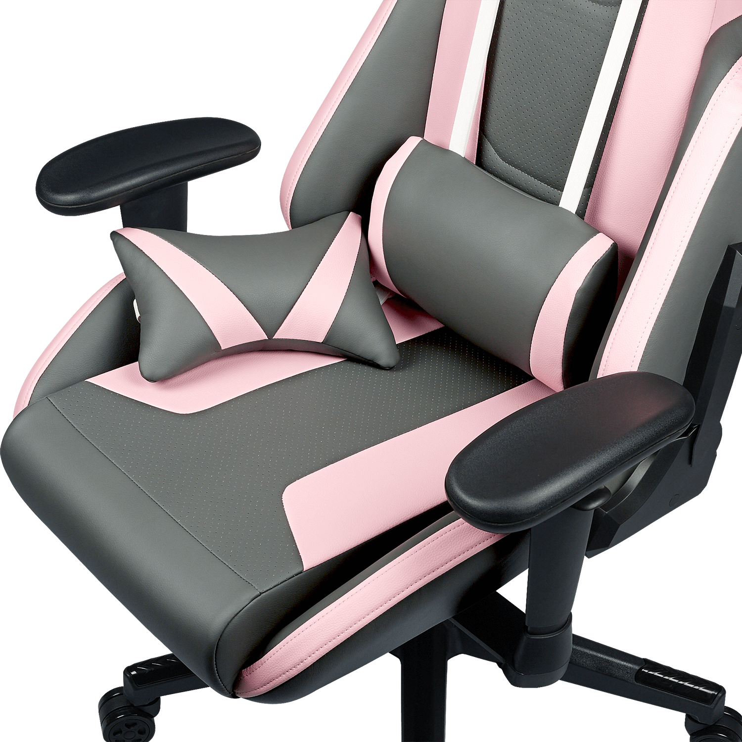 Caliber R1S Rose Gaming Chair - Rose White & Rose Gray image number 25