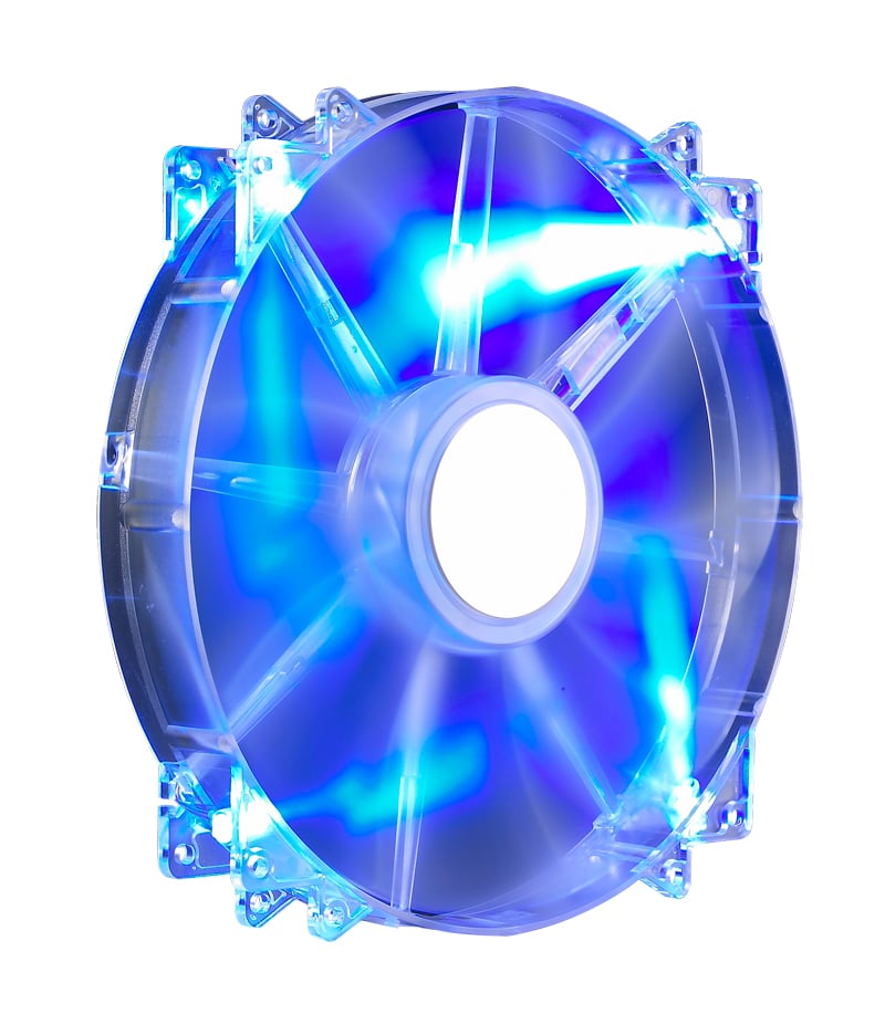 MegaFlow 200 Blue LED Silent Fan image number 0