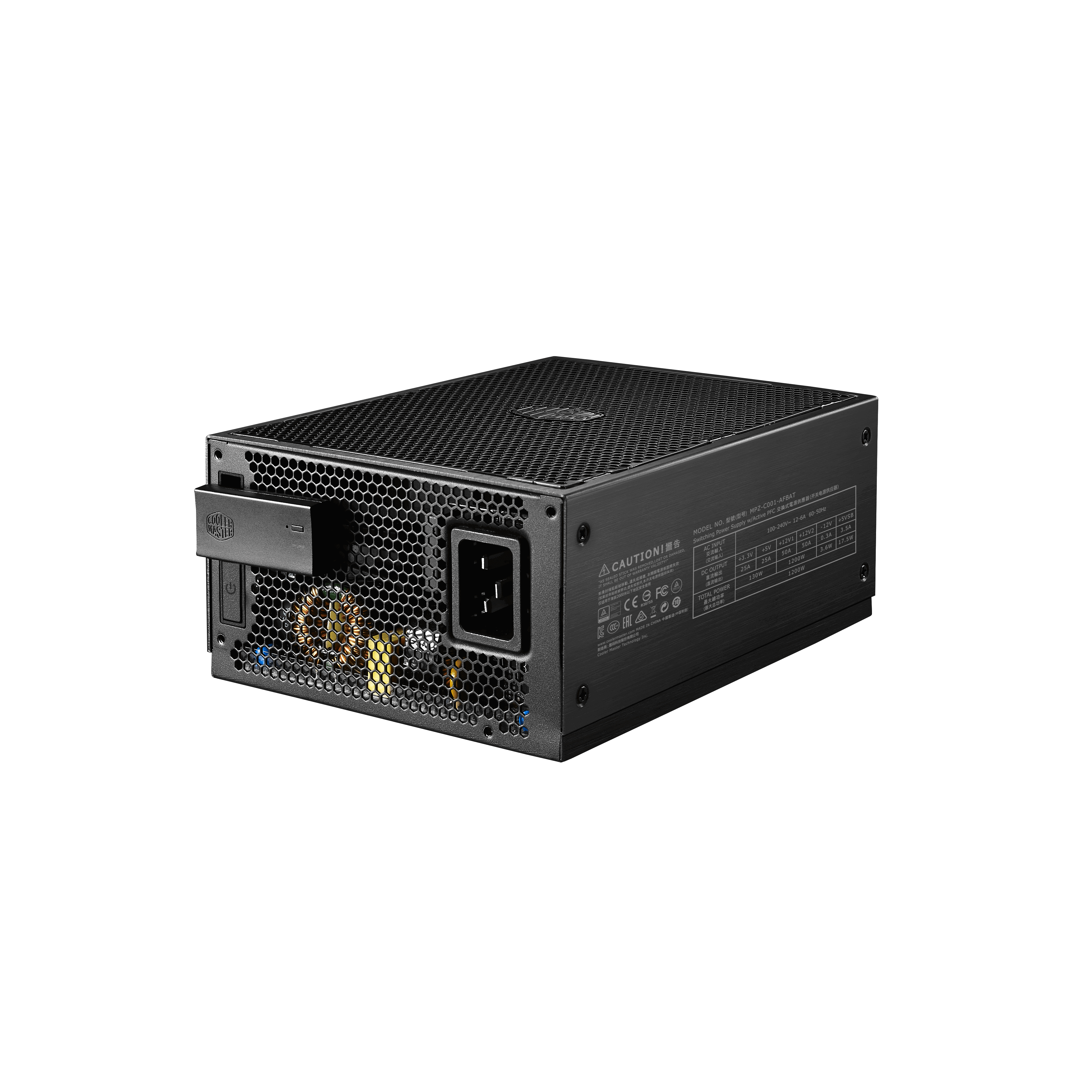MasterWatt Maker 1200 Plus 80 Plus Titanium ATX PSU image number 0