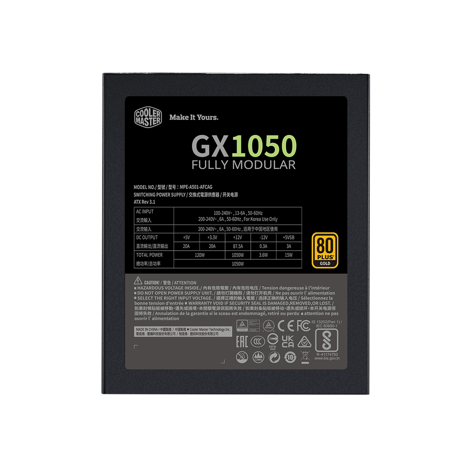 GX Gold 1050 ATX 3.1 image number 2
