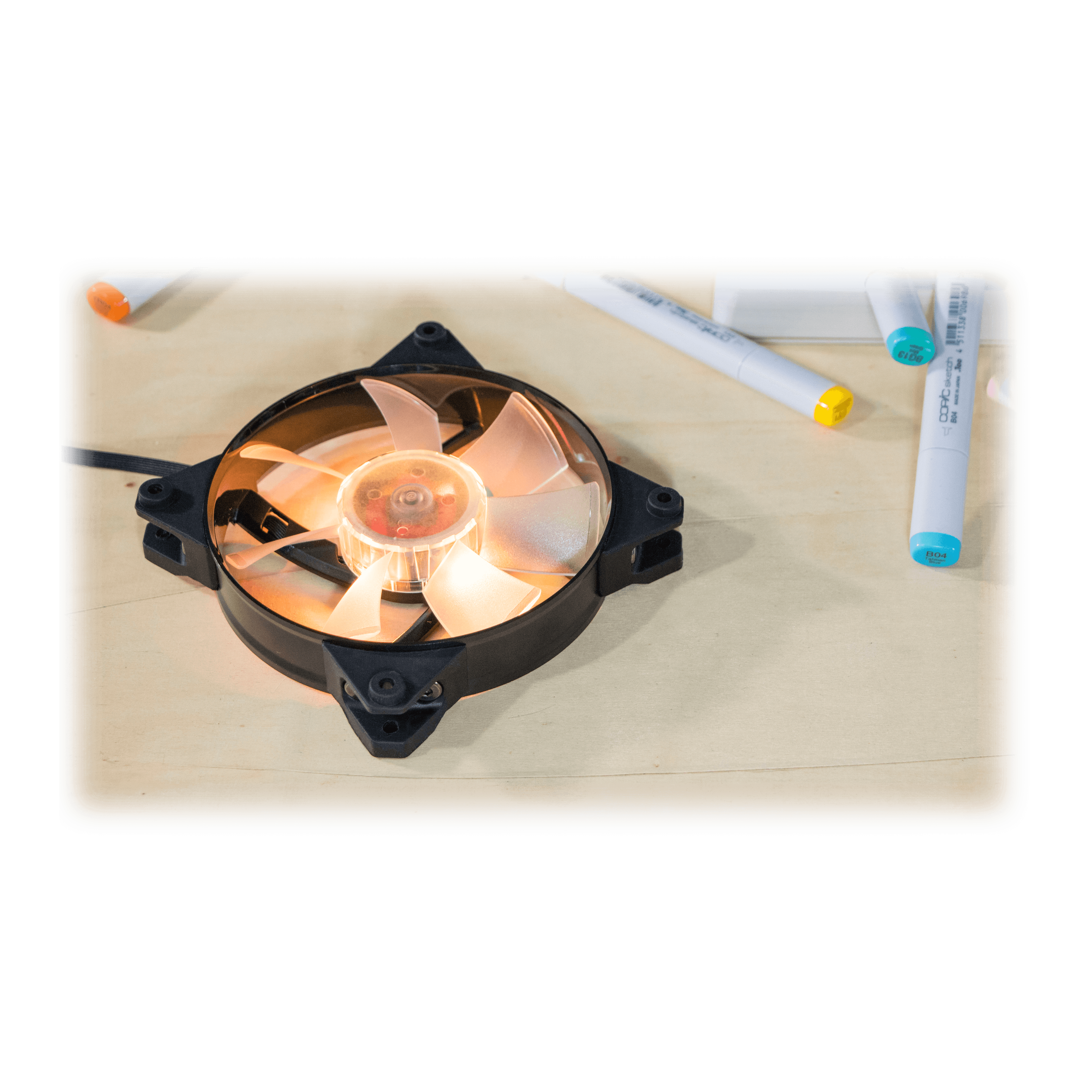 MasterFan Pro 140 Air Flow RGB 3 in 1 with RGB LED Controller image number 6