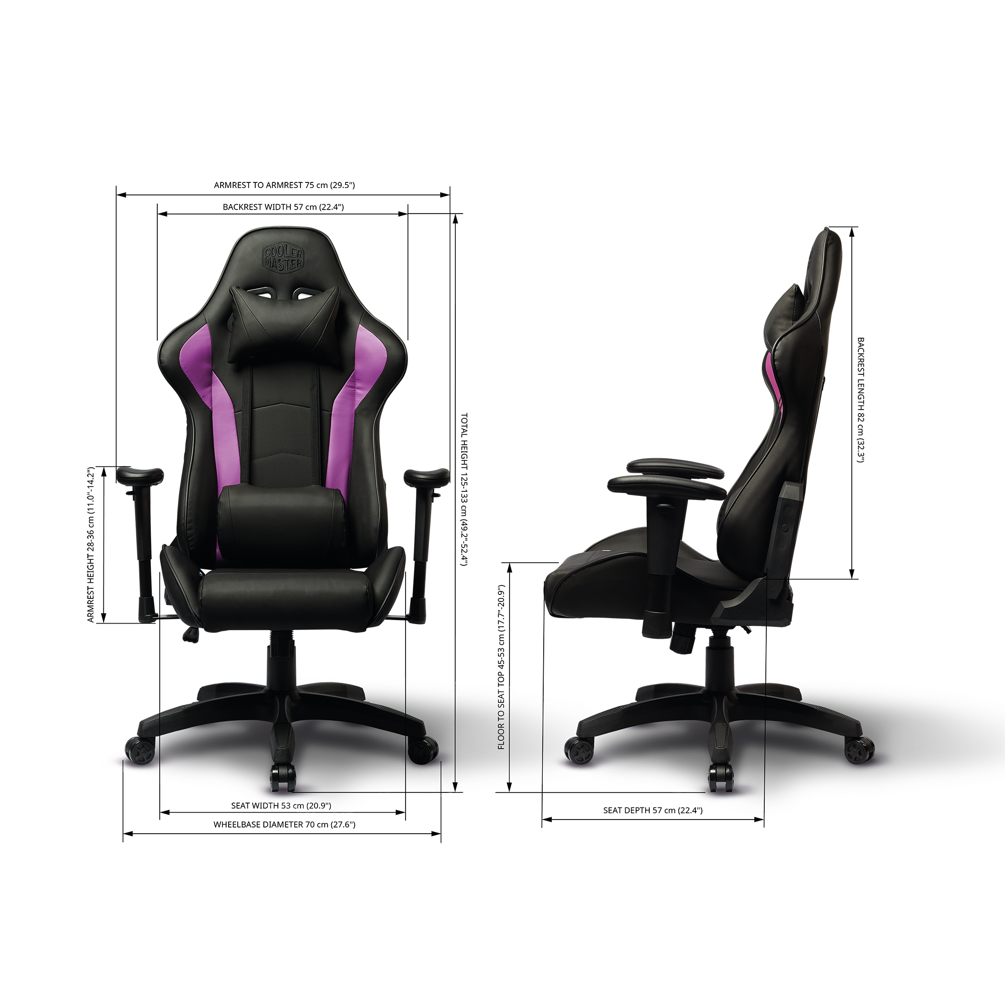 Caliber R1 Gaming Chair image number 38