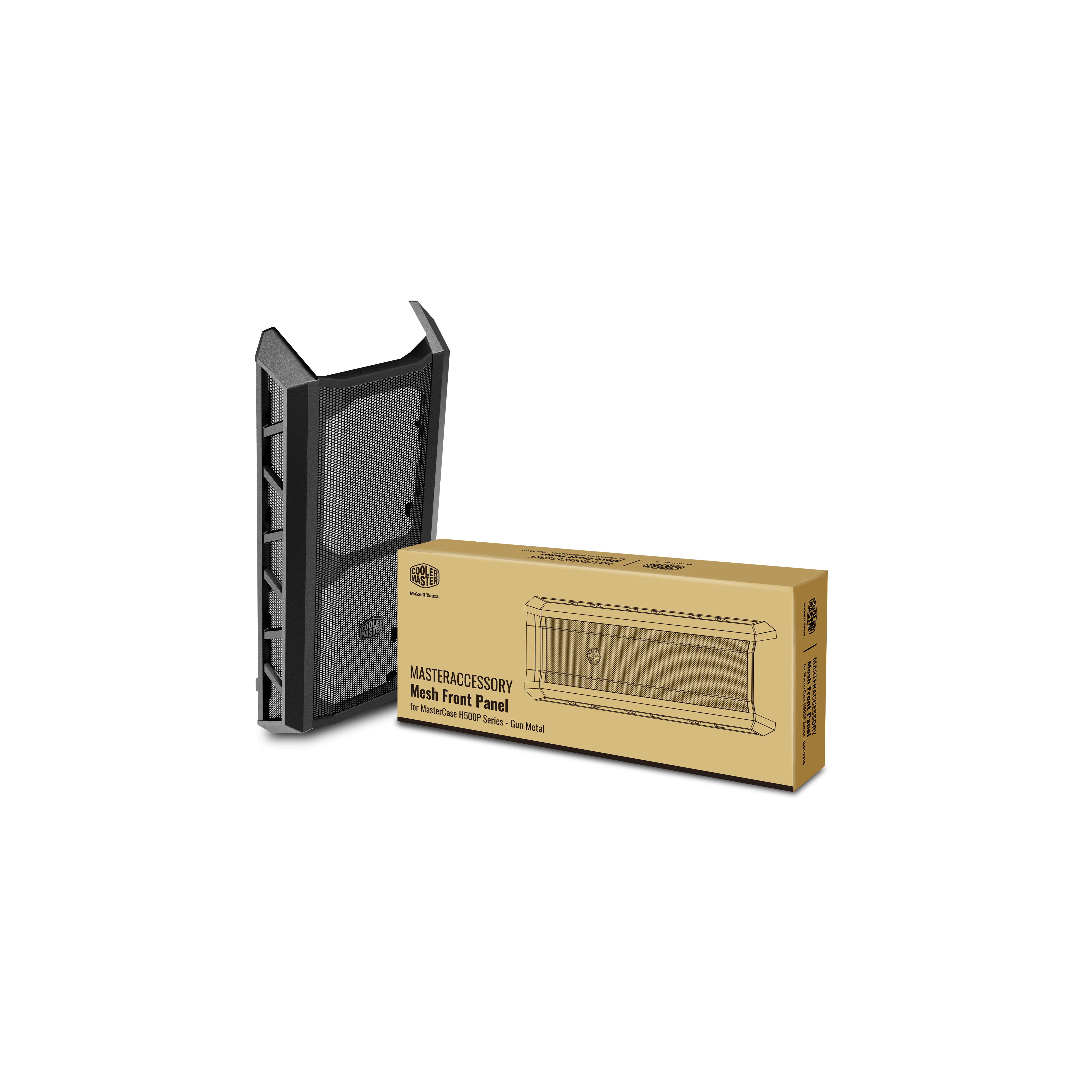 Mesh Front Panel for MasterCase H500P Series - Gun Metal image number 5