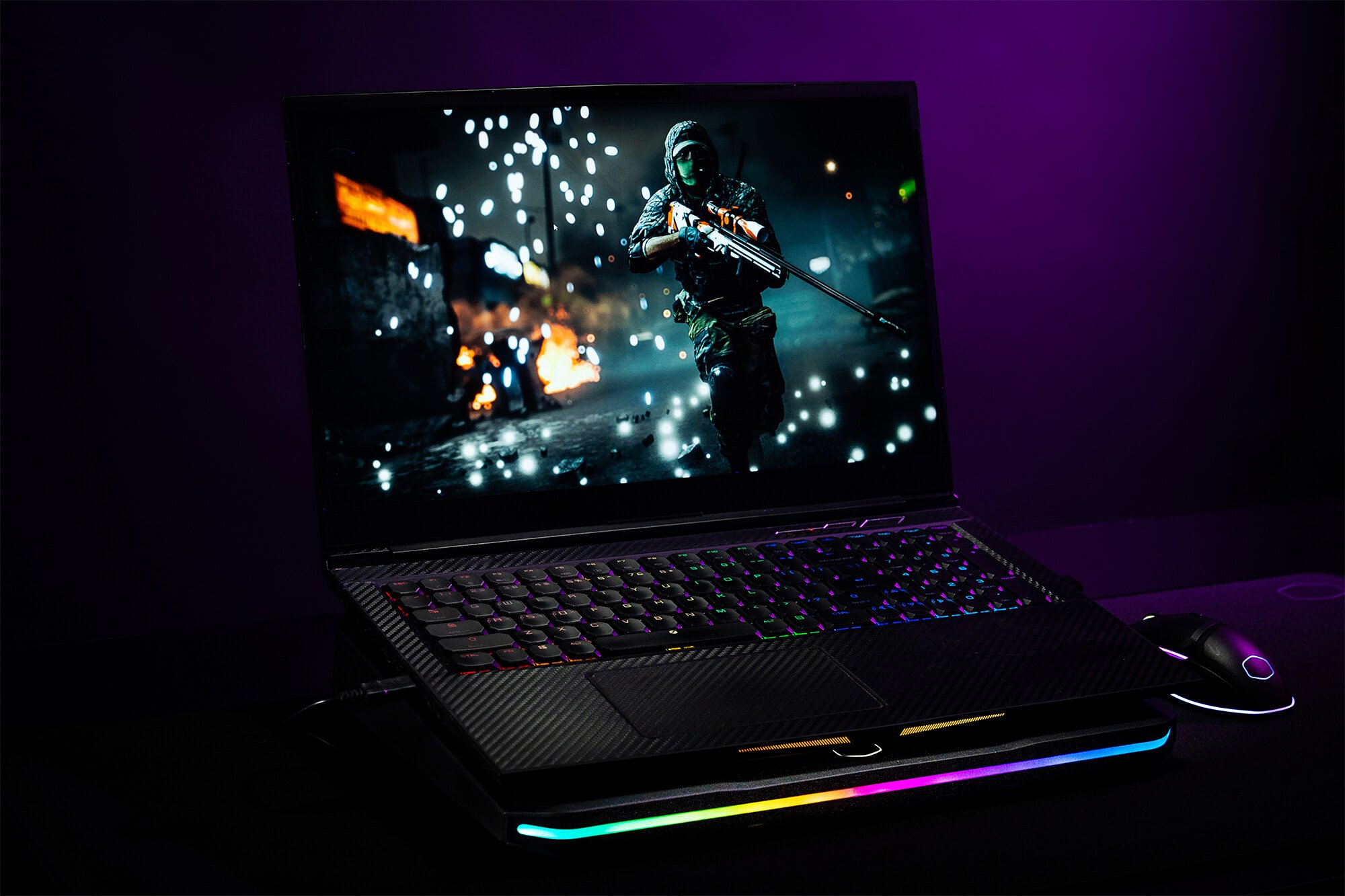 Notepal X150 Spectrum 筆電散熱墊 image number 1