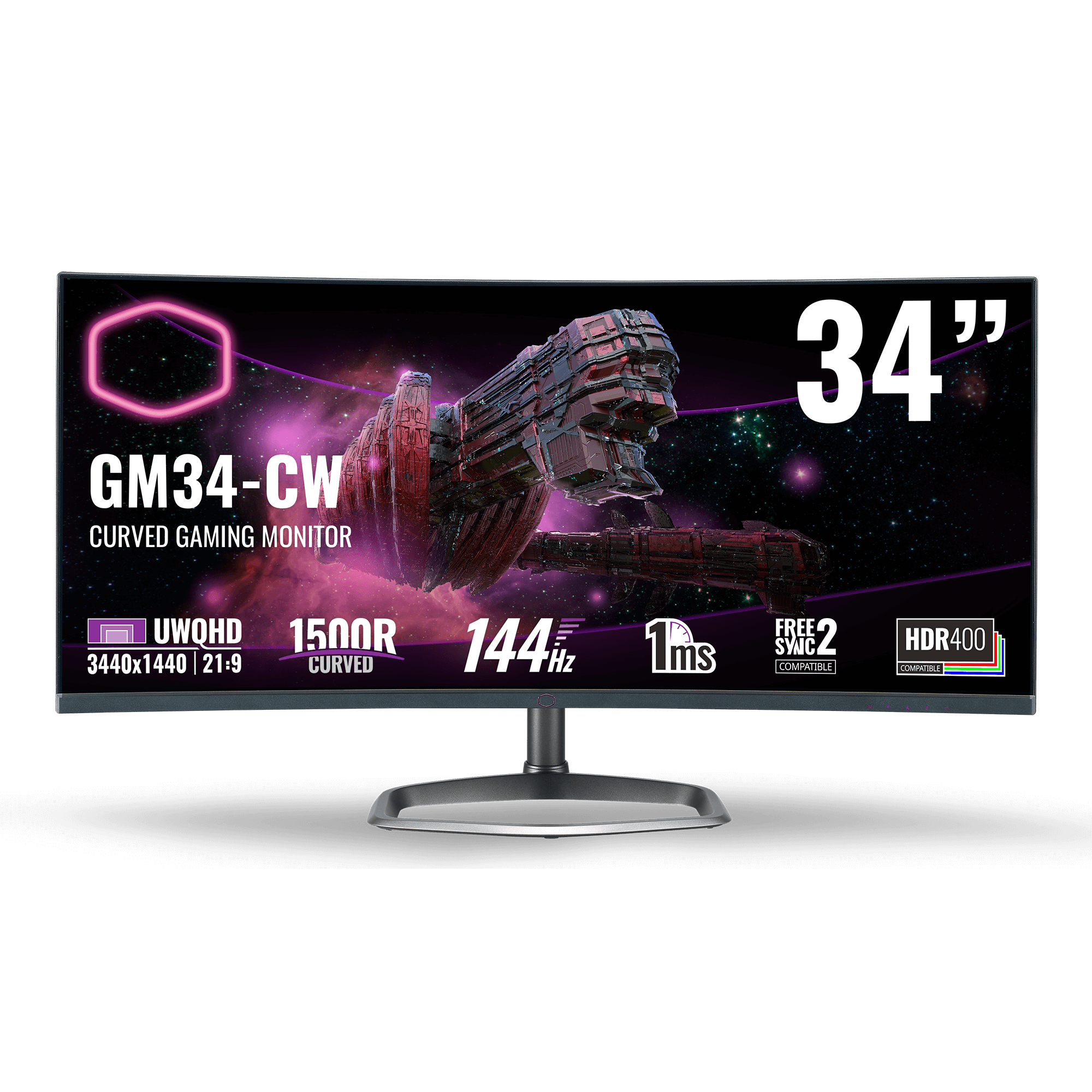 GM34-CW Gaming Monitor image number 0