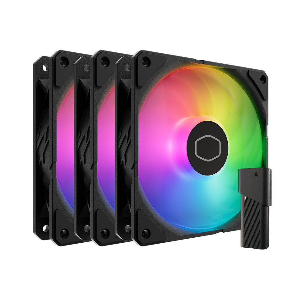 SickleFlow Edge 120 ARGB 3-Pack Fan Kit image number 0