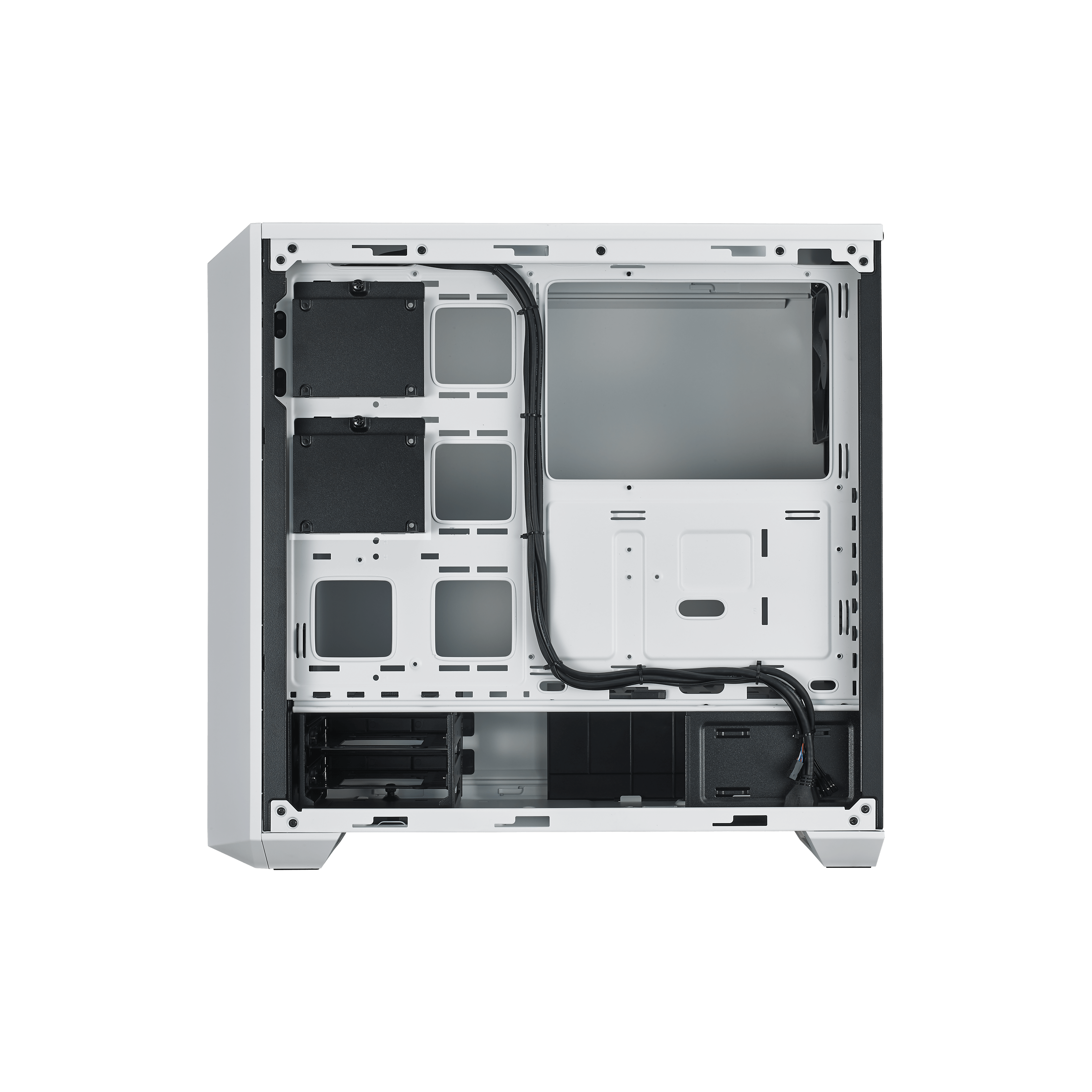 MasterBox 5 - White with DarkMirror Front Panel image number 3