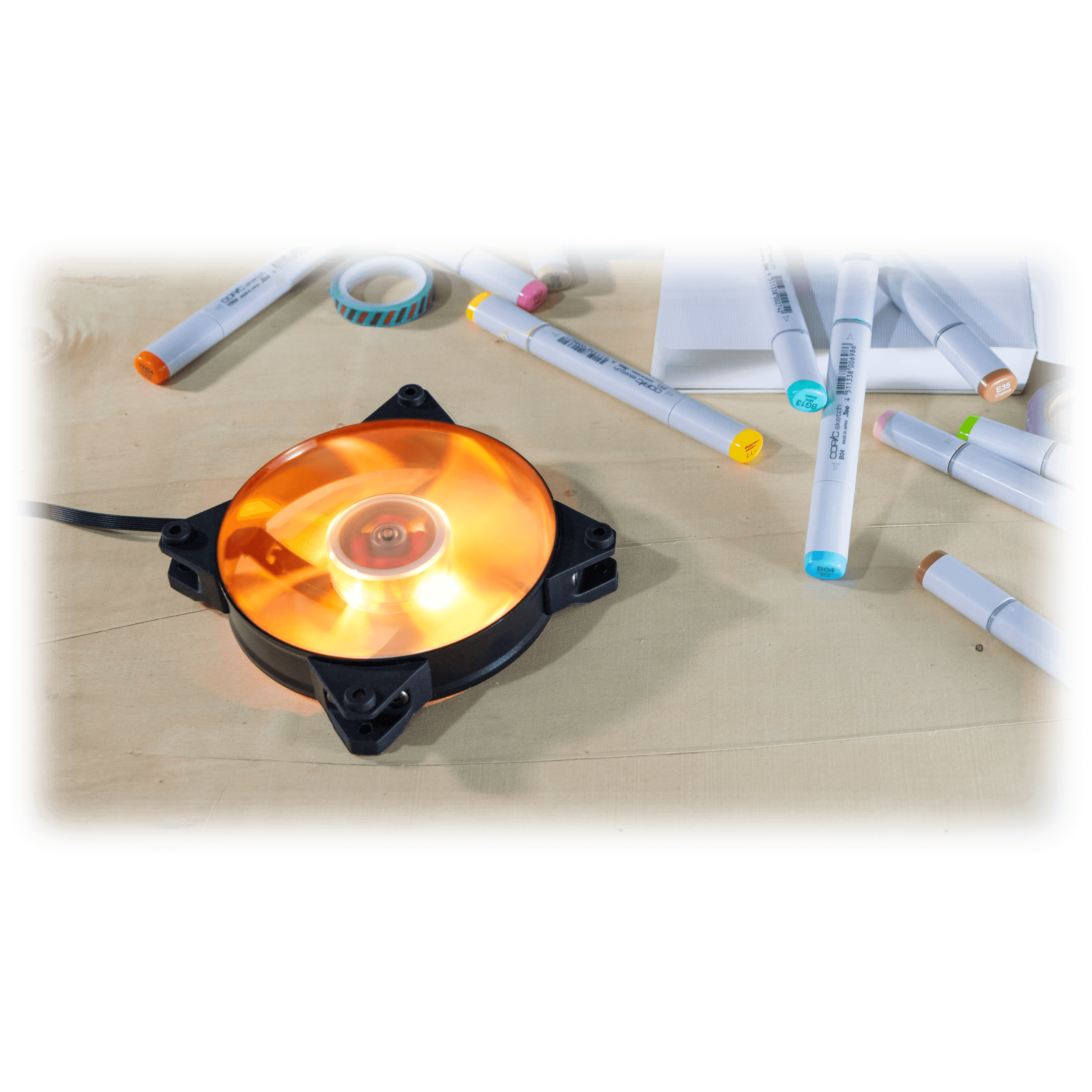 MasterFan Pro 120 Air Flow RGB 3 in 1 with RGB LED Controller image number 9