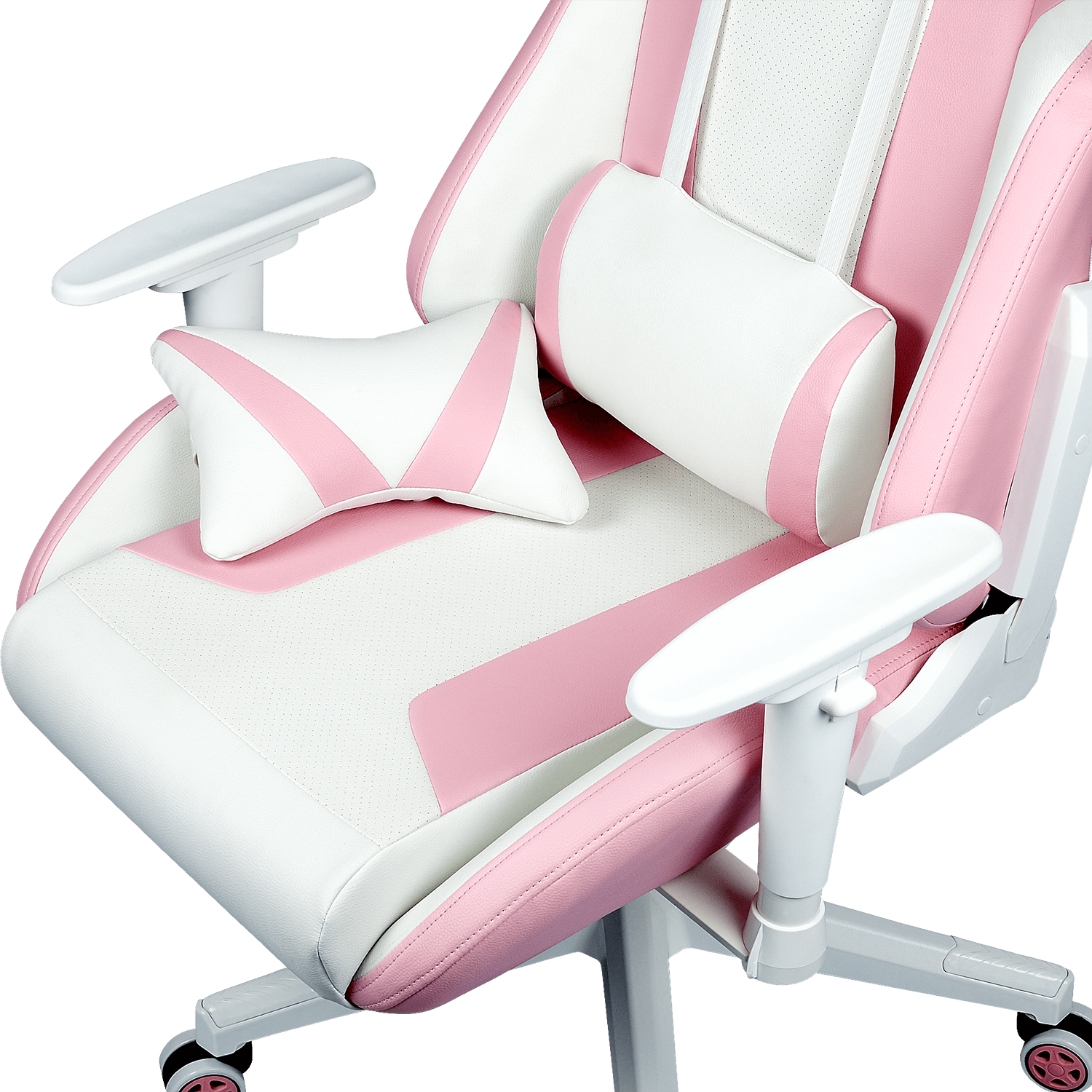 Caliber R1S Rose Gaming Chair - Rose White & Rose Gray image number 9