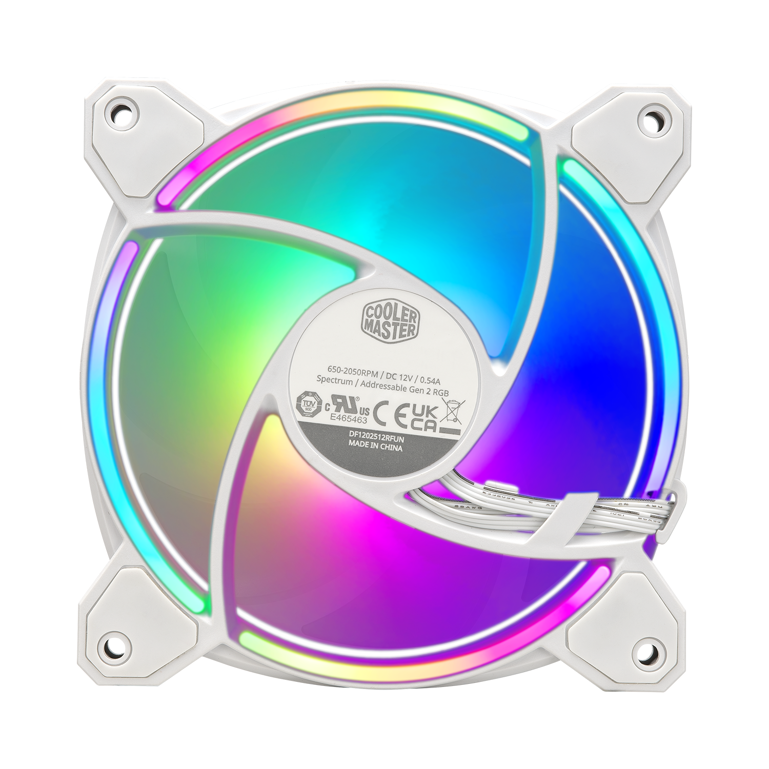 MasterFan MF120 Halo&sup2; White 3in1 image number 4