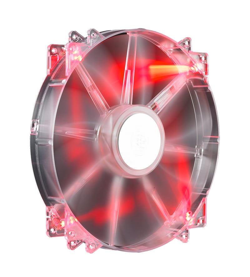 MegaFlow 200 Red LED Silent Fan image number 0