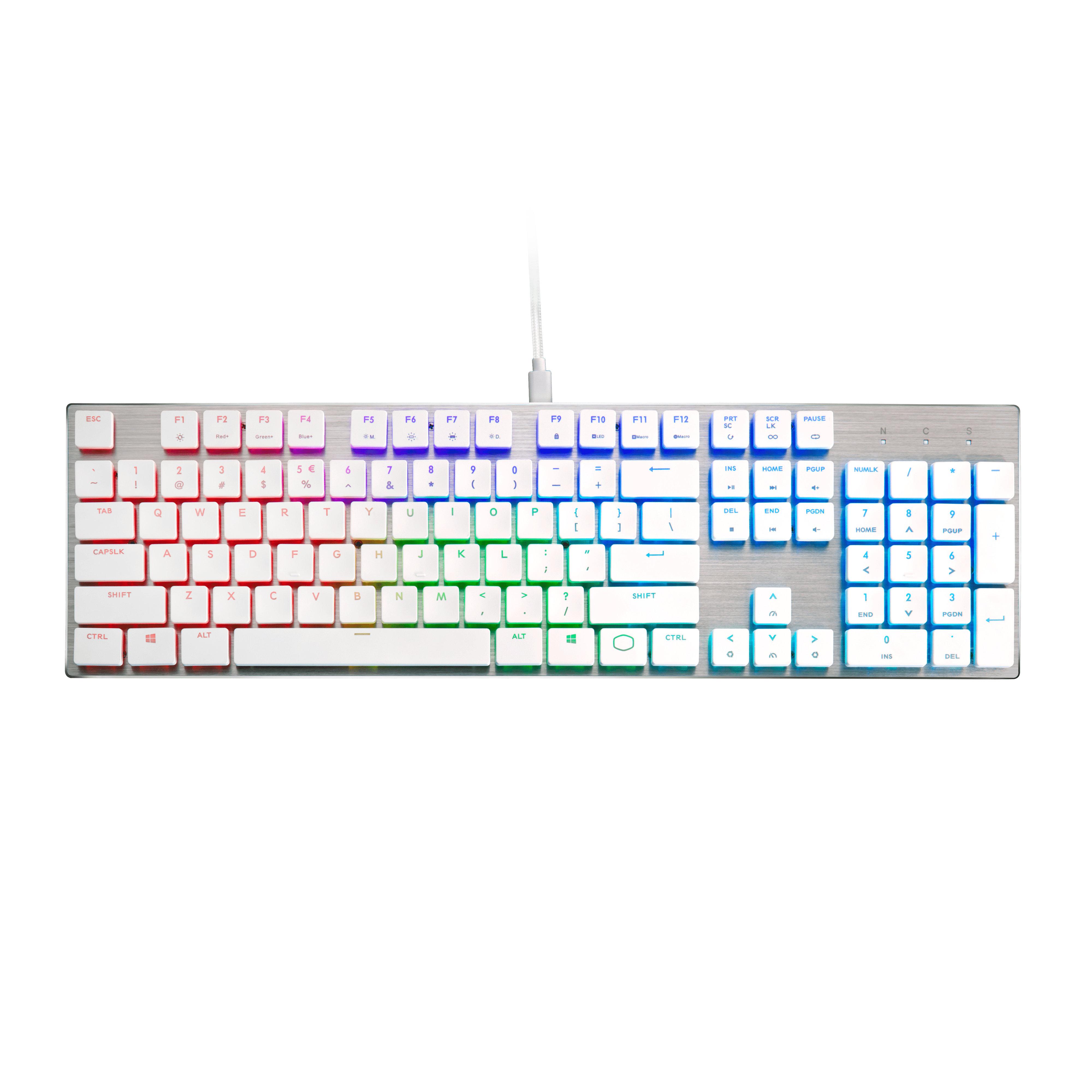 SK650 White Limited Edition Mechanical Keyboard image number 1