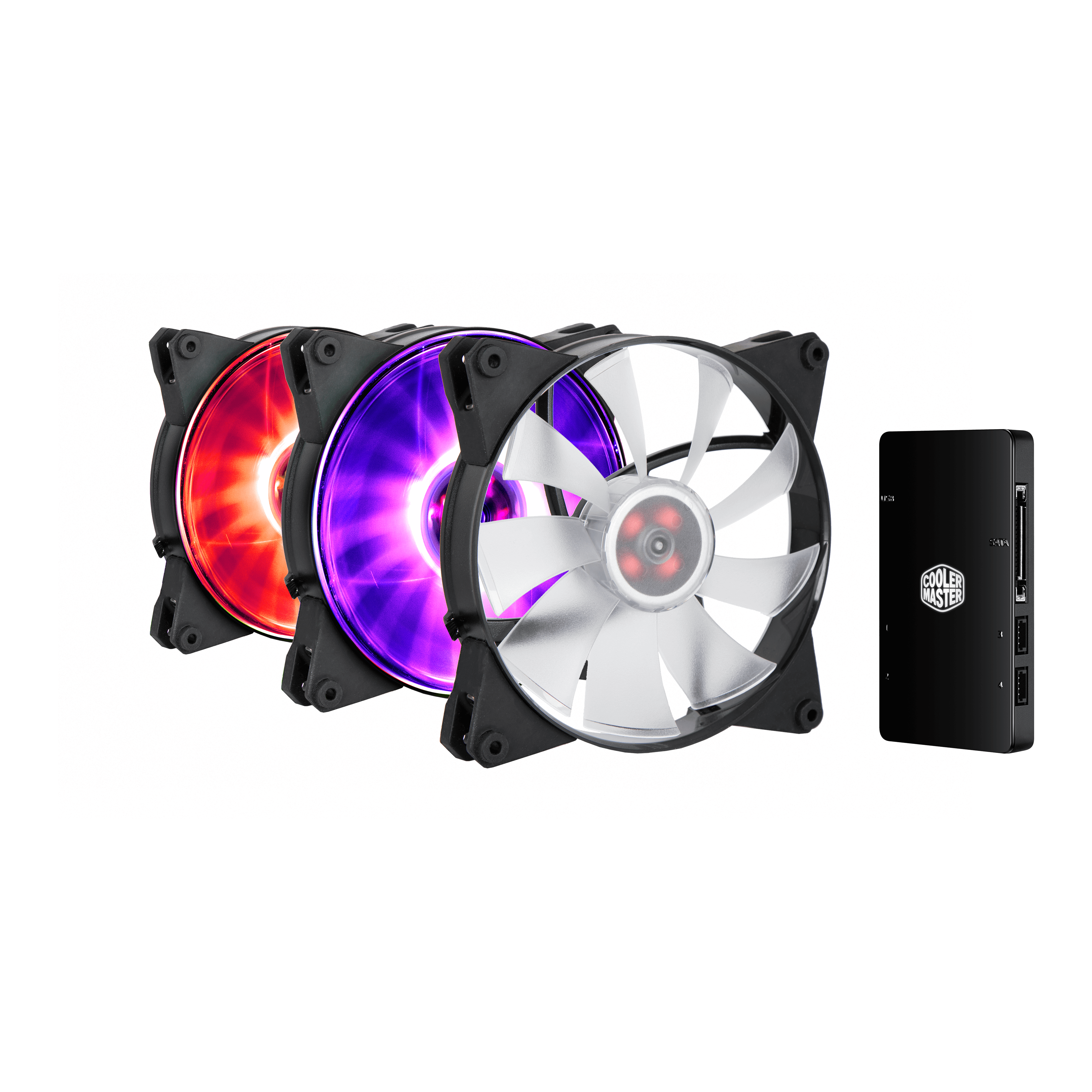 MasterFan Pro 140 Air Flow RGB 3 in 1 with RGB LED Controller image number 0