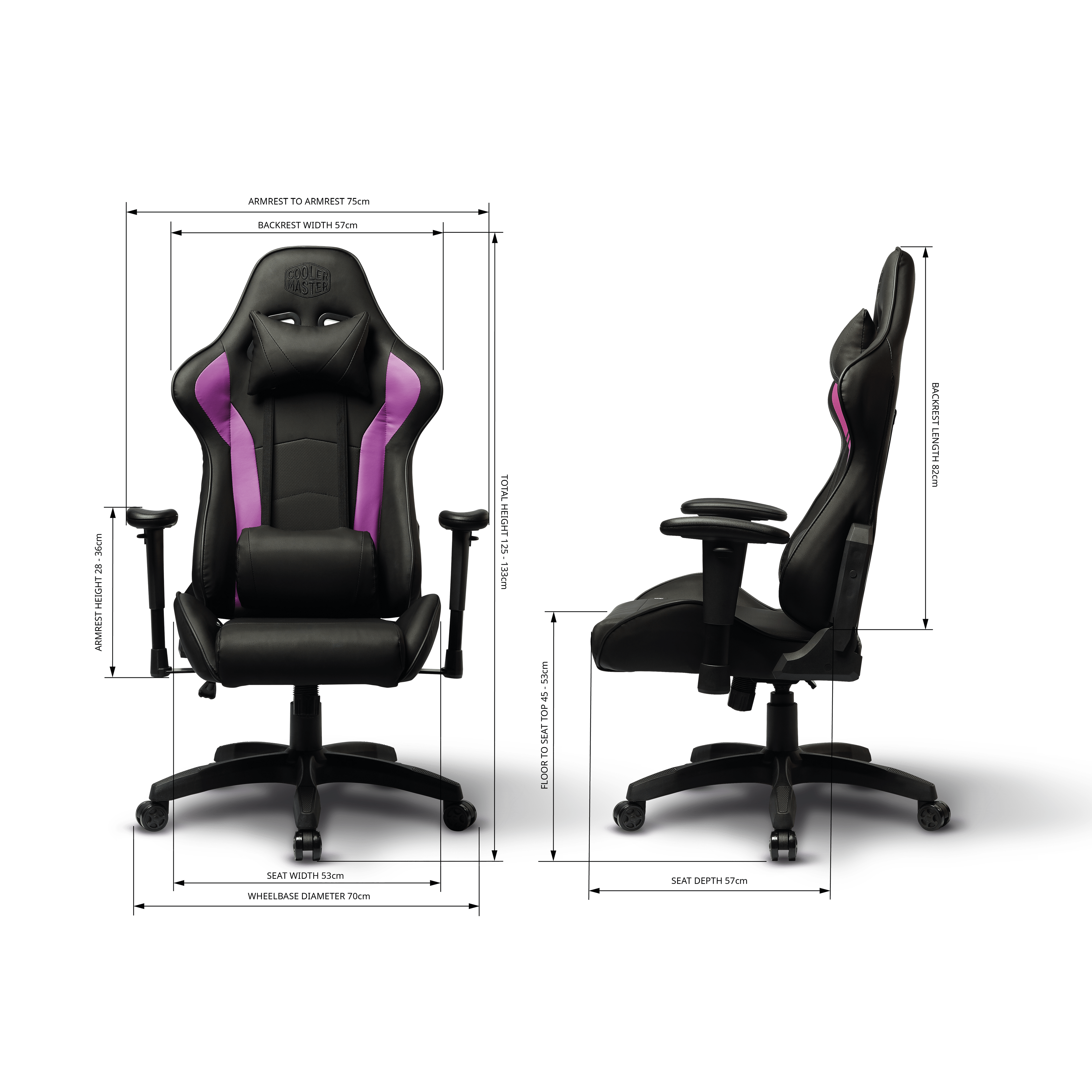 Caliber R1 Gaming Chair image number 23