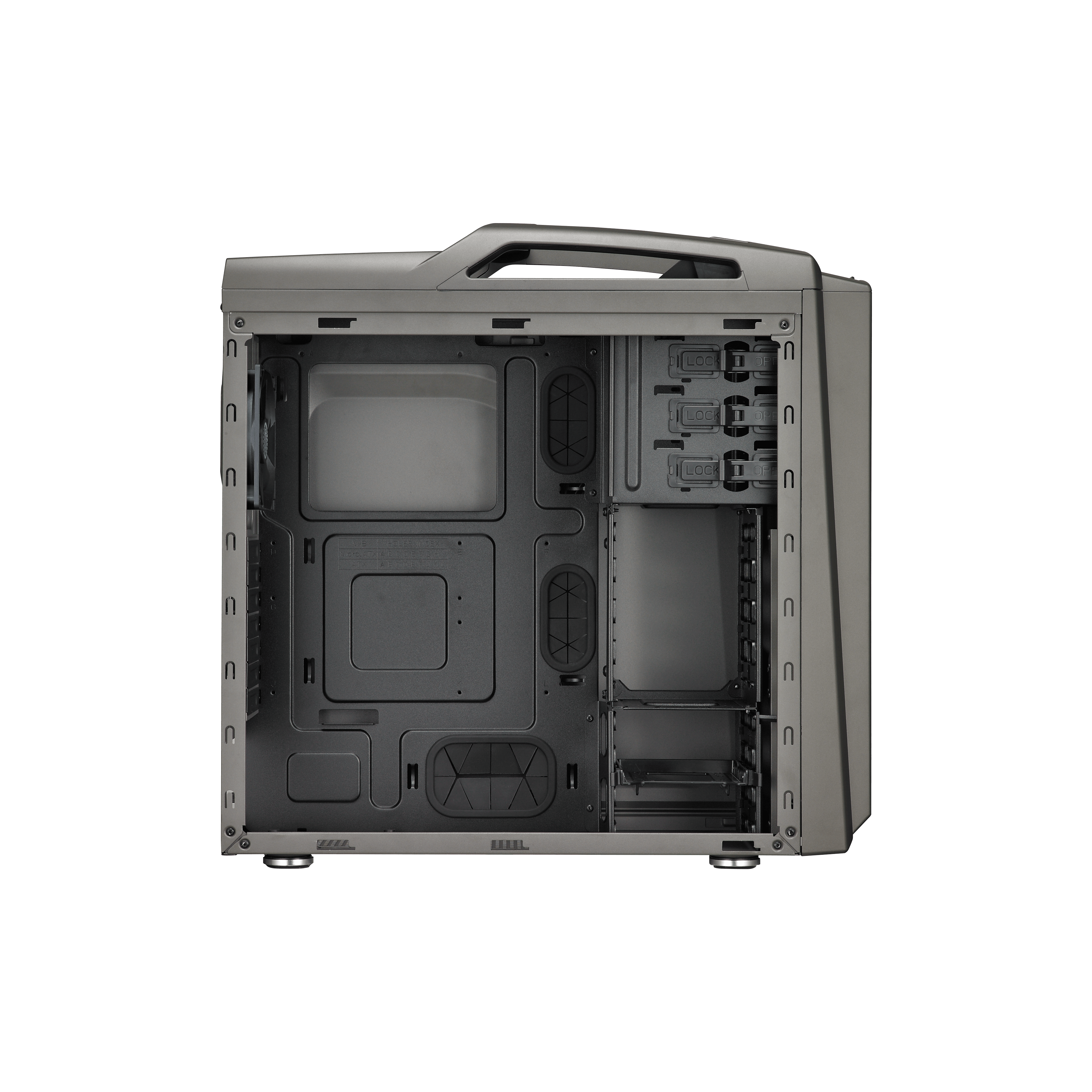 Scout 2 N2 Gunmetal Grey Mid Tower PC Case image number 2