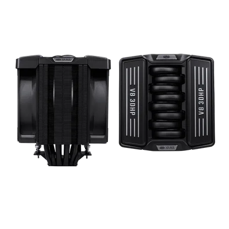 V8 ACE 3DHP 치수 및 점유 면적 다이어그램