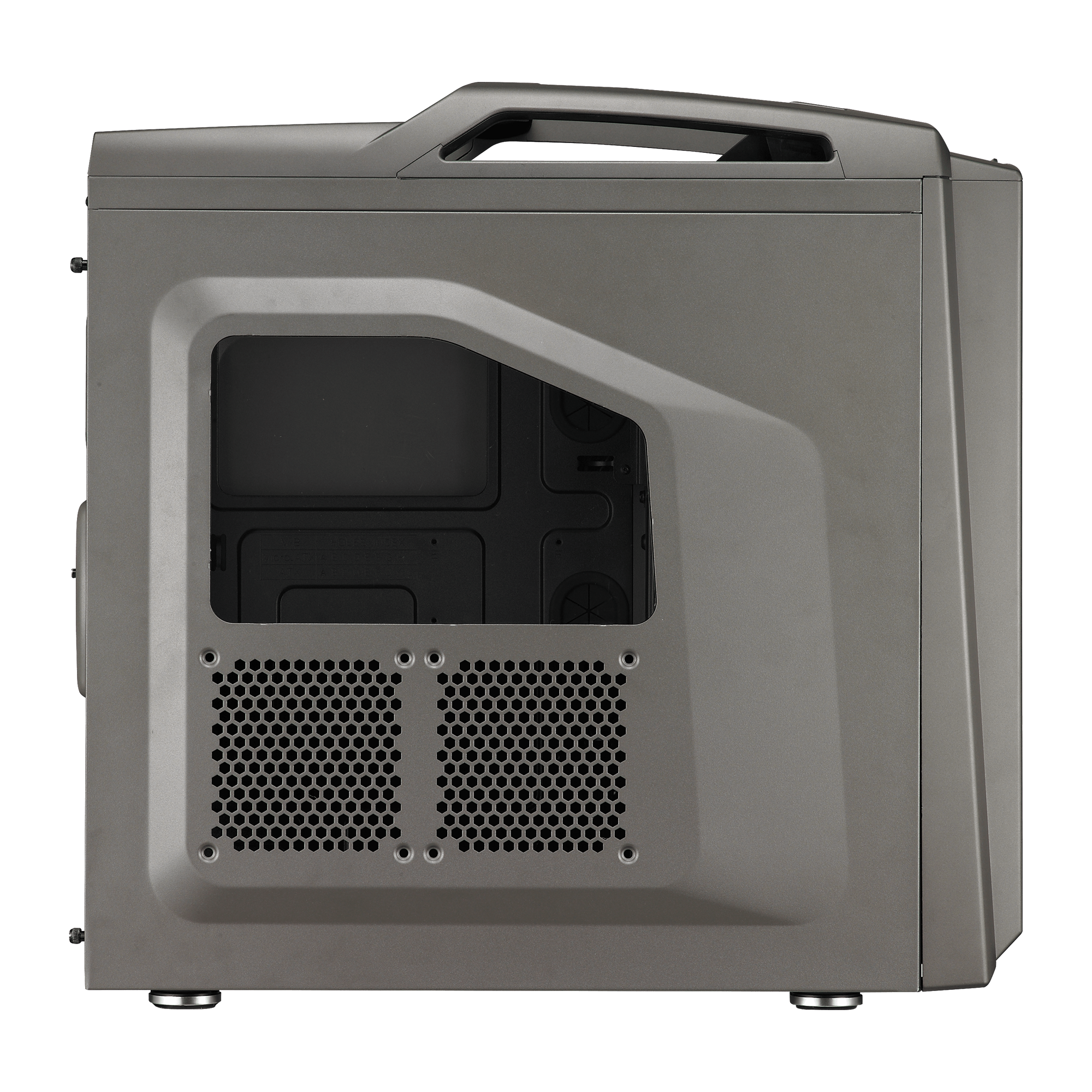 Scout 2 Gunmetal Grey Mid Tower Gaming PC Case image number 7