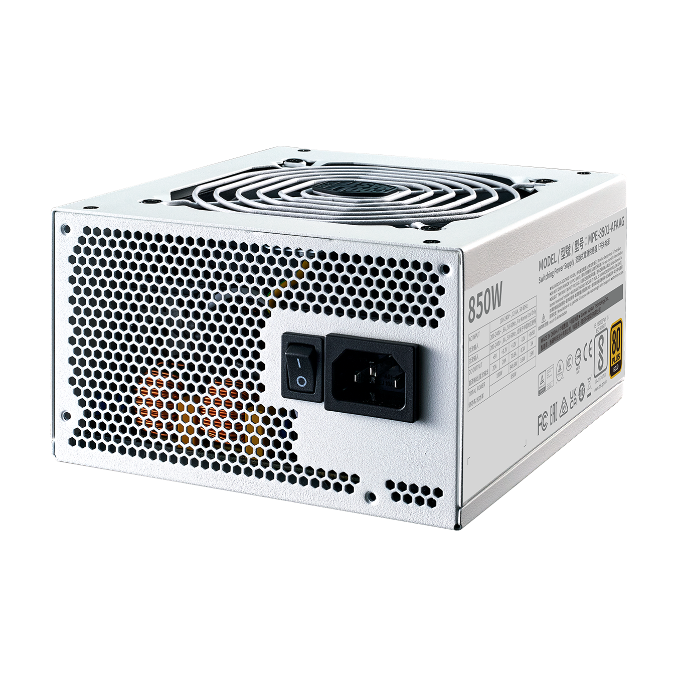 MWE Gold 850 V2 ATX 3.0 White Edition image number 1