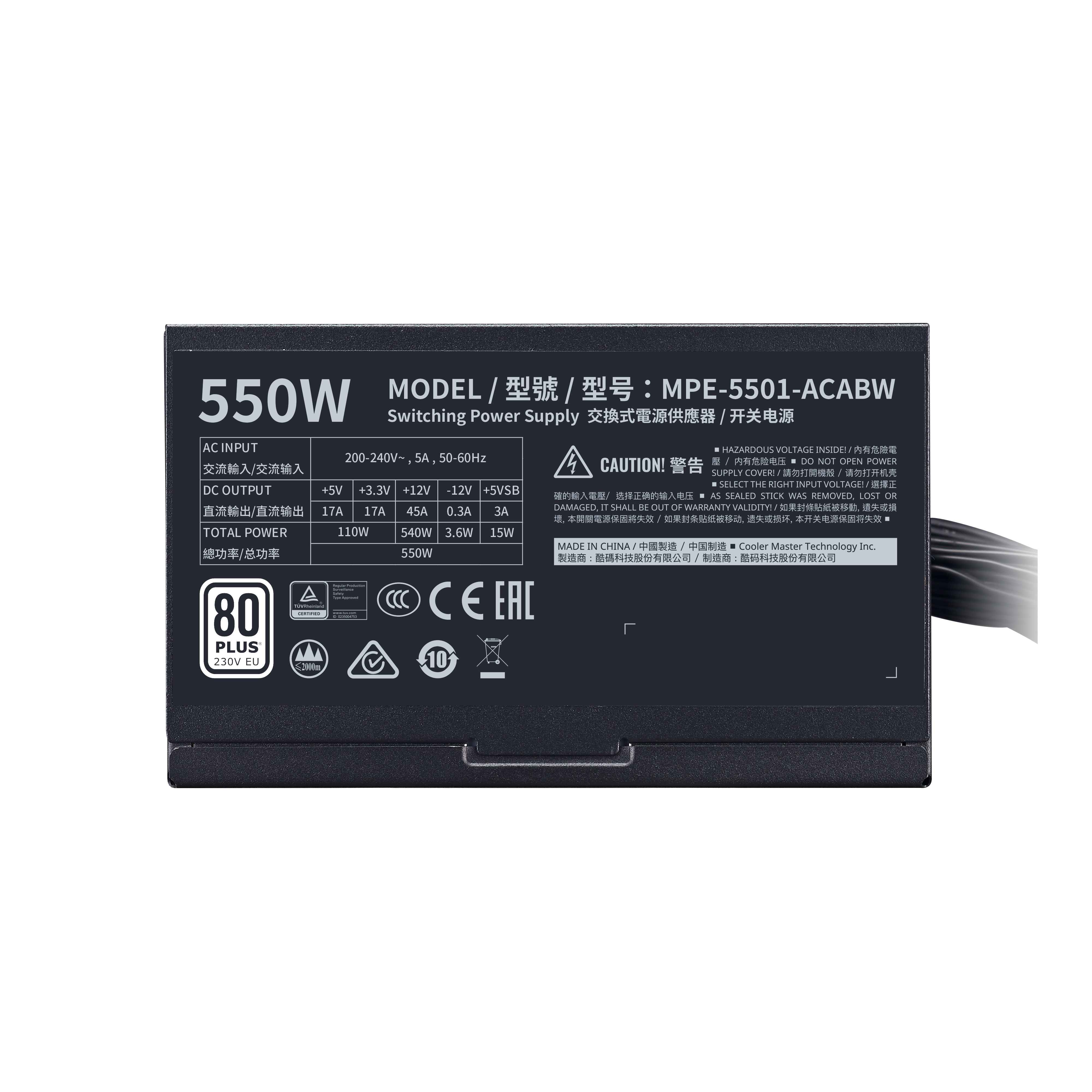 MWE 550 White 230V - V2 image number 5