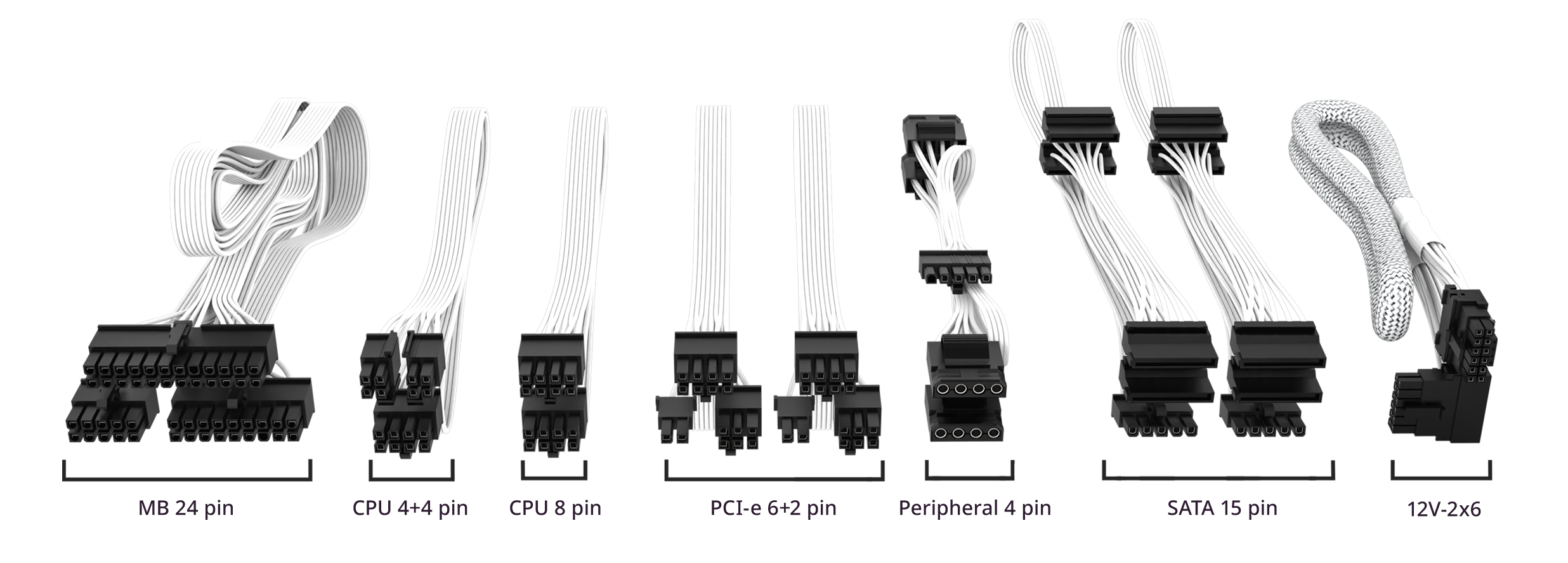 V SFX Gold 750W ATX 3.1 White Edition image number 6