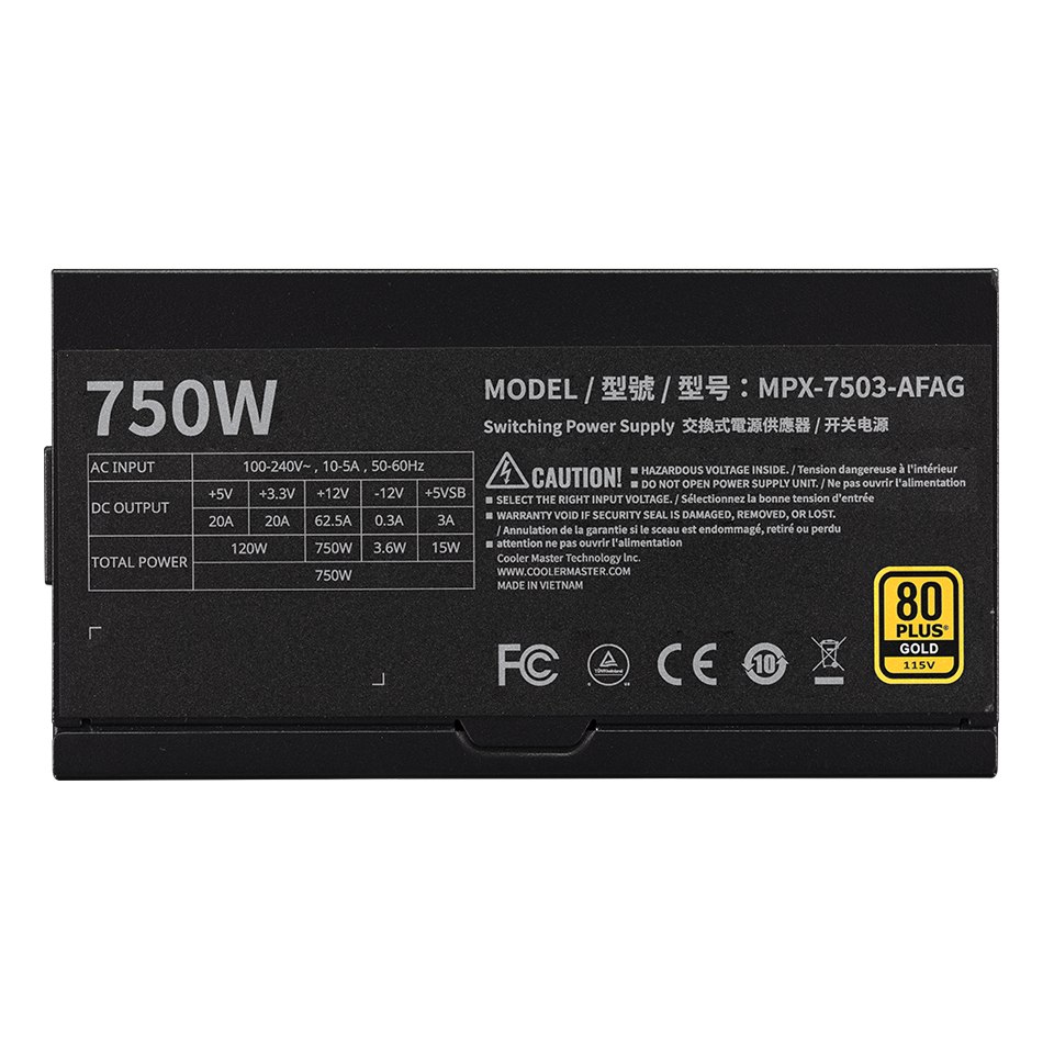 MWE Gold 750 V3 ATX 3.1 image number 5