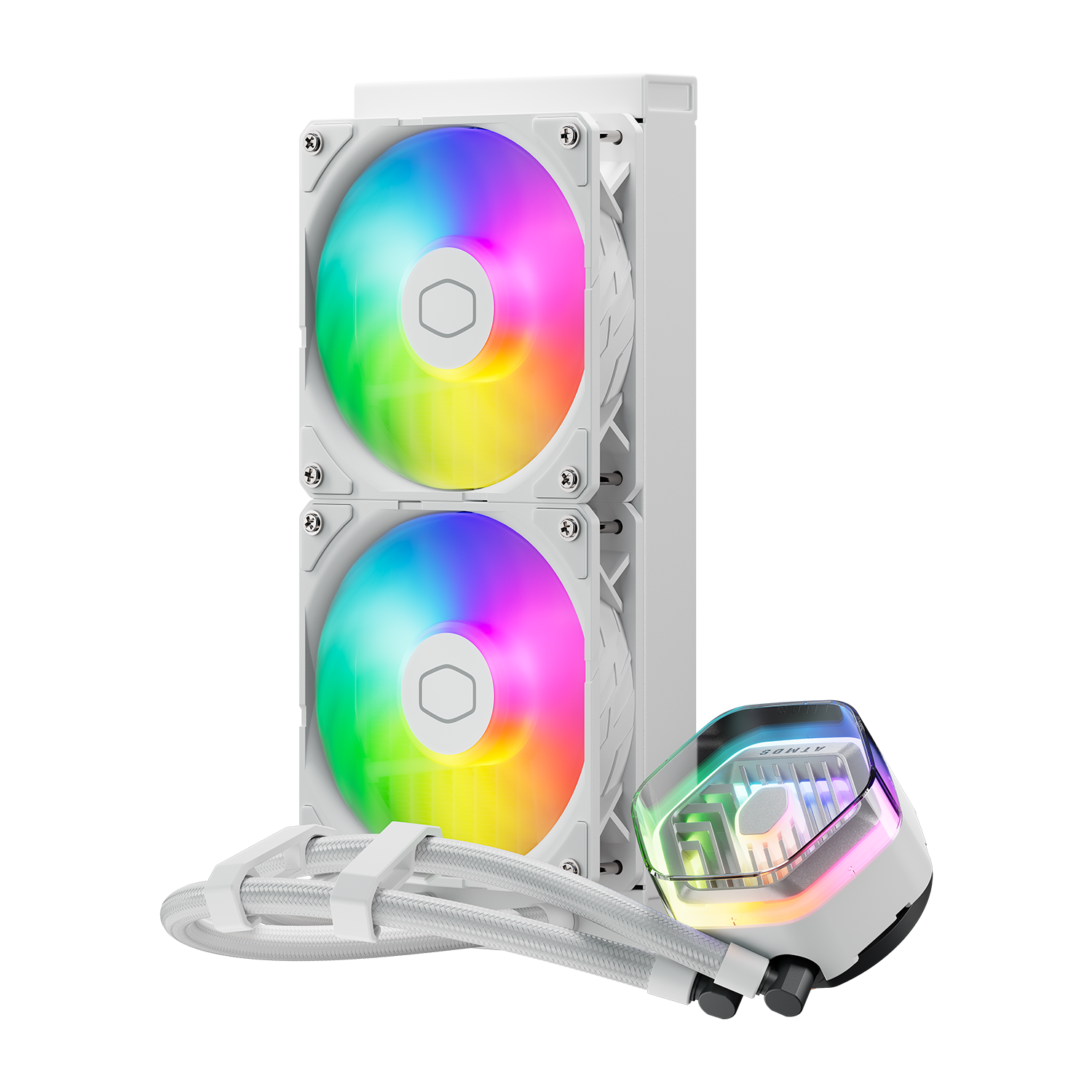 MasterLiquid 240 ATMOS White AIO 水冷散熱器 image number 1