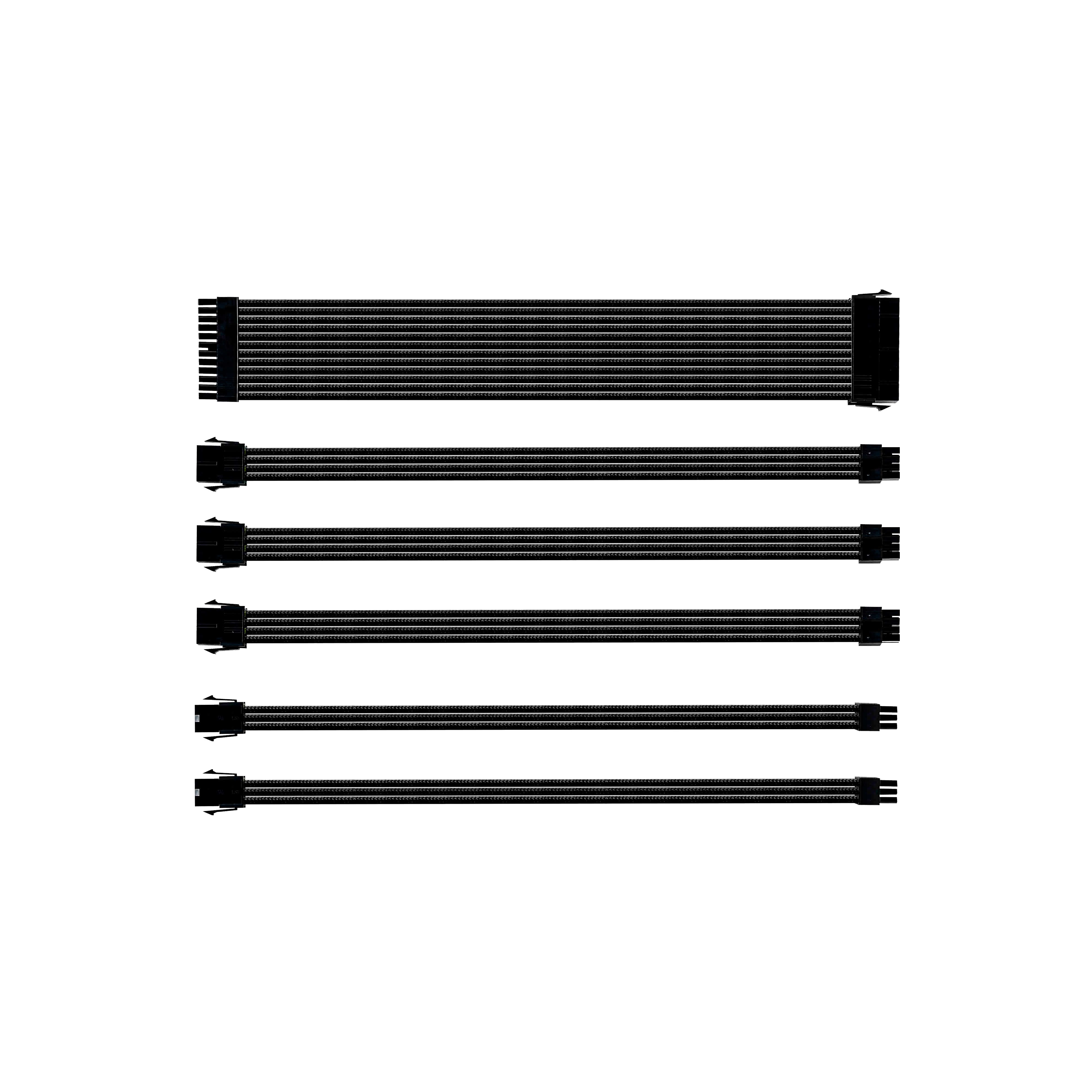 Sleeved Extension Cable Kit - Black image number 0