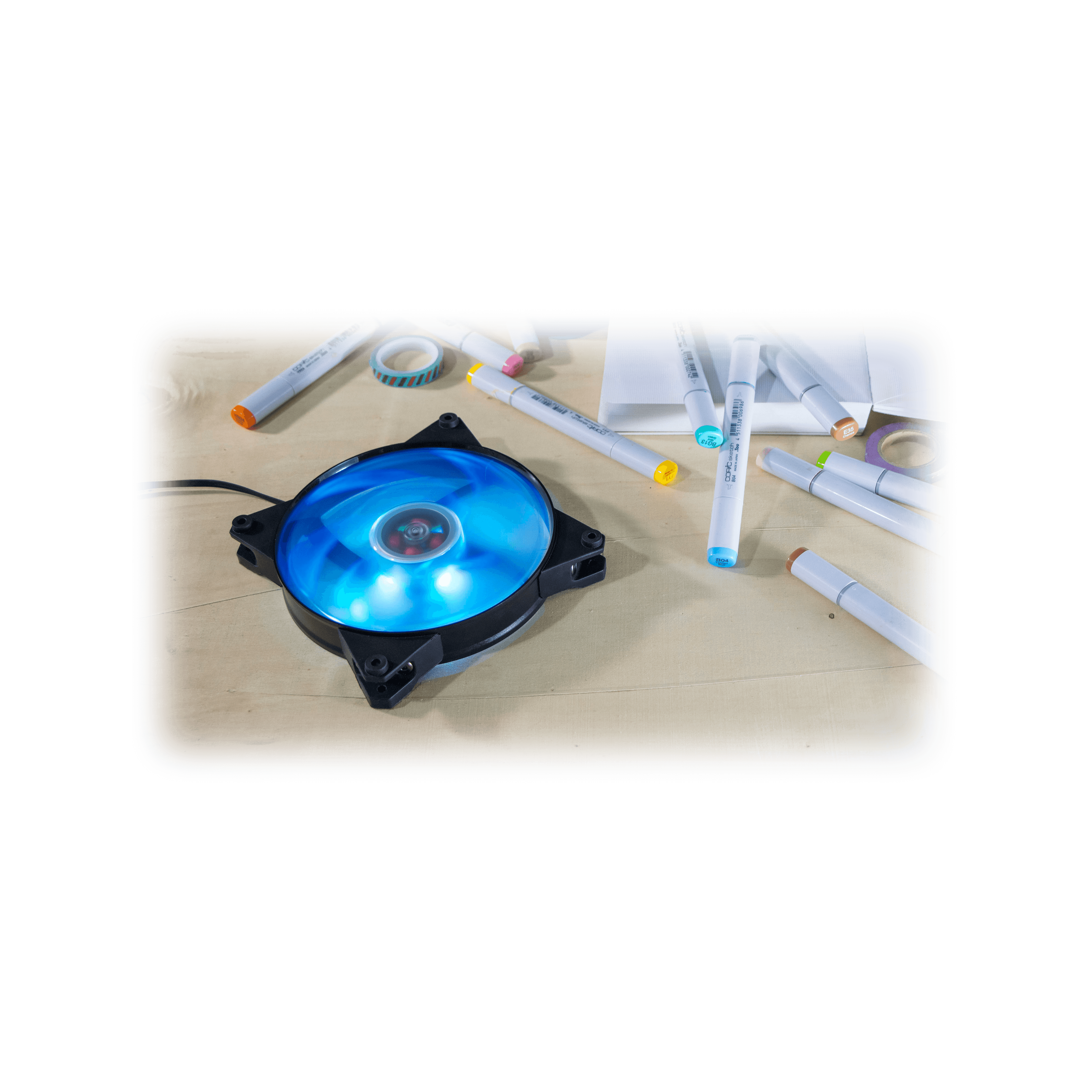 MasterFan Pro 120 Air Pressure RGB 3 in 1 with RGB LED Controller image number 9