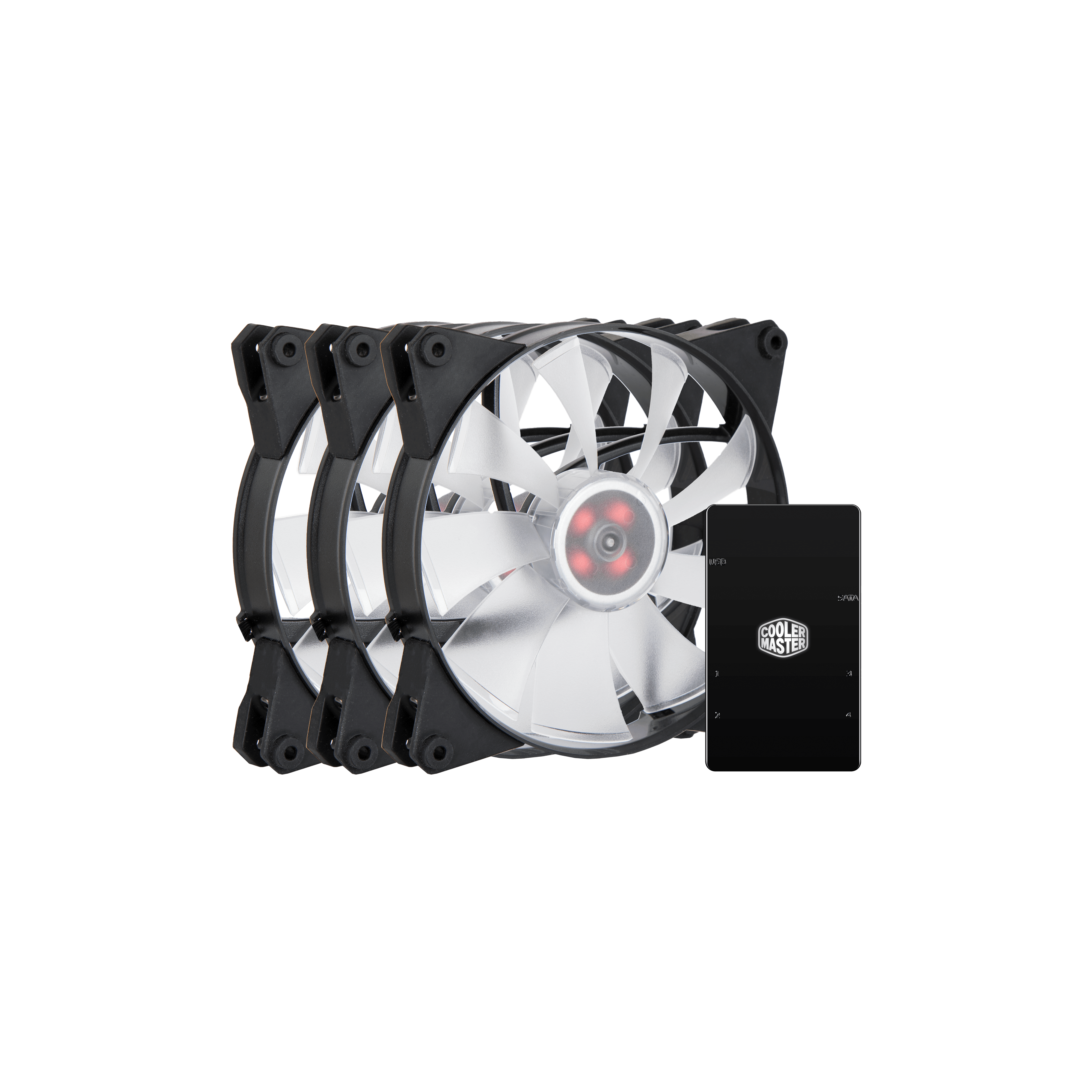 MasterFan Pro 140 Air Flow RGB 3 in 1 with RGB LED Controller image number 1