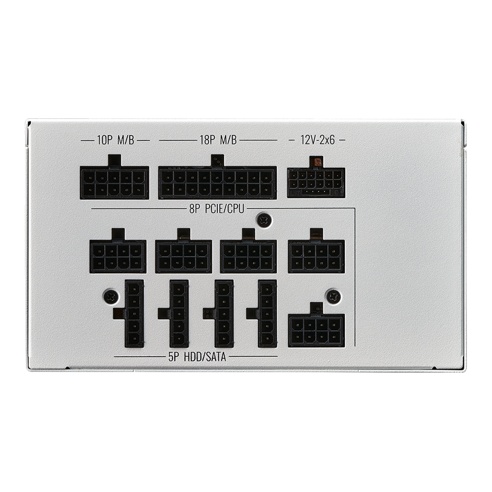 MWE Gold 1050 V2 ATX 3.1 White Edition image number 4