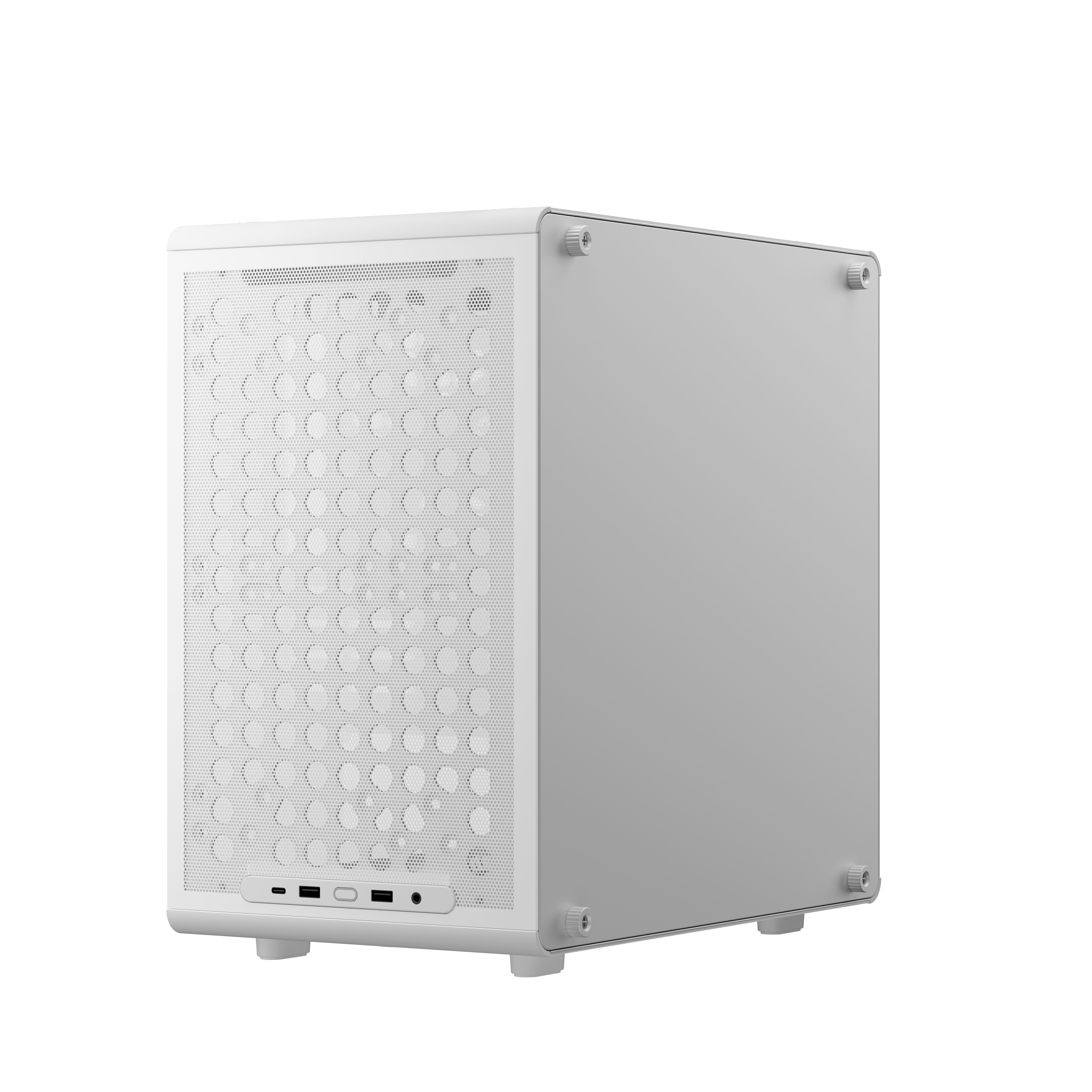 Cooler Master Q300L V3 White con pannelli mesh per favorire la ventilazione del sistema