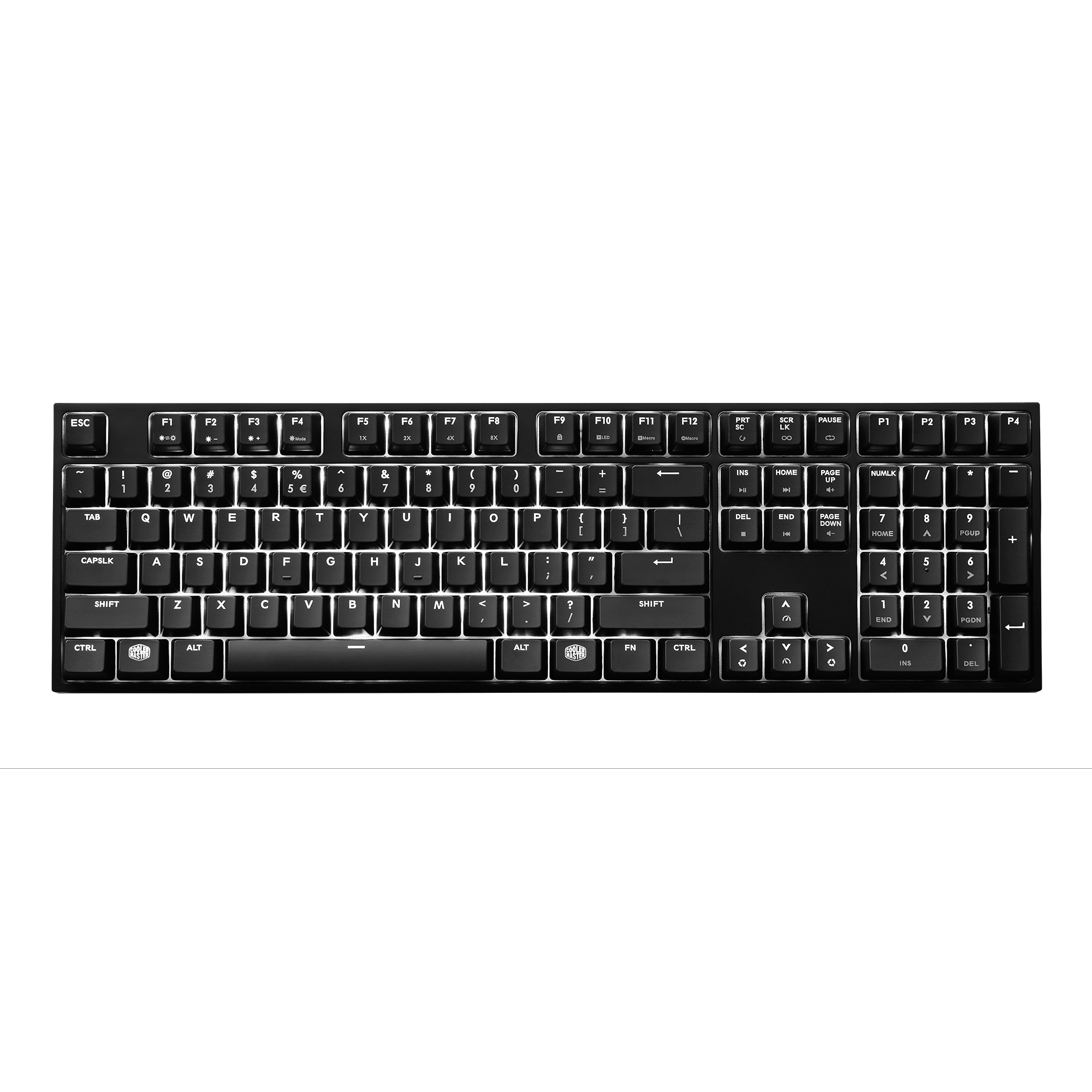 Masterkeys Pro L White LEDs Mechanical Gaming Keyboard image number 2