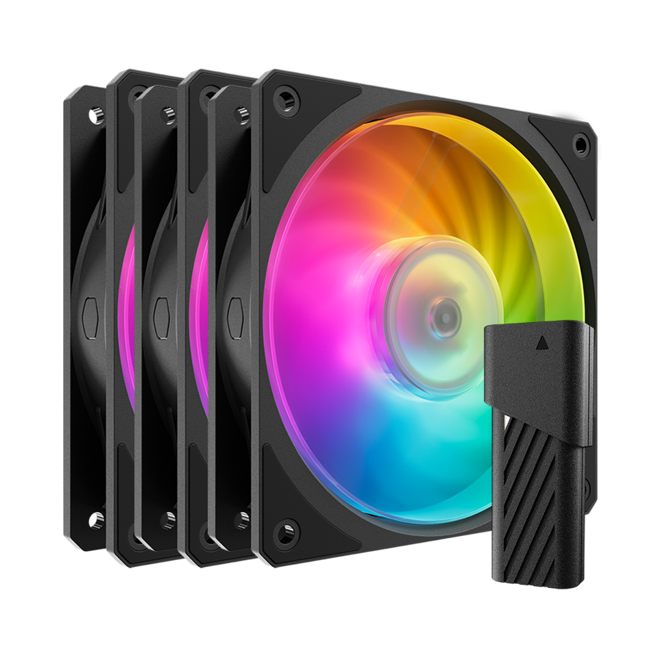 Mobius 120P ARGB 3-pack Fan Kit image number 0