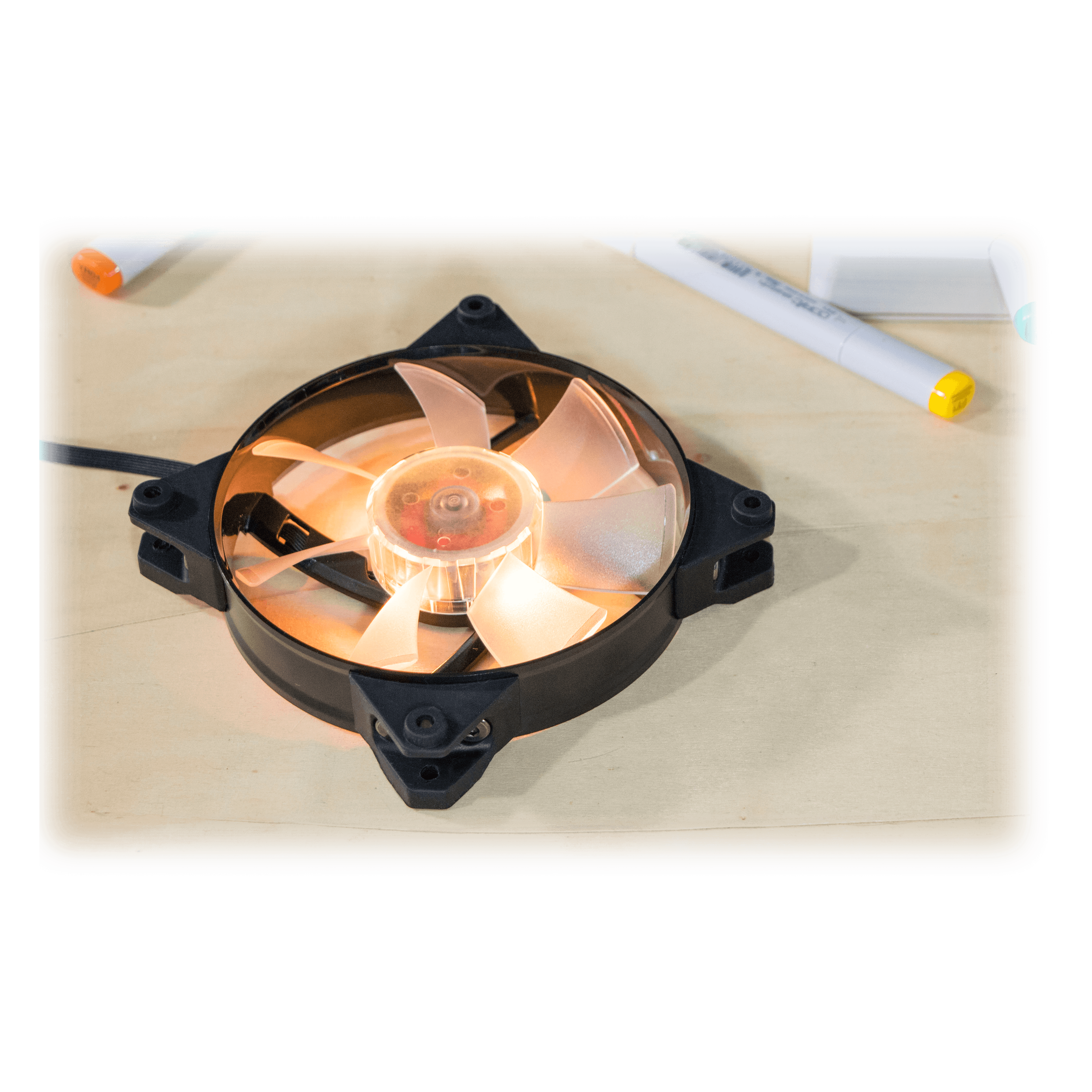 MasterFan Pro 120 Air Flow RGB 3 in 1 with RGB LED Controller image number 8